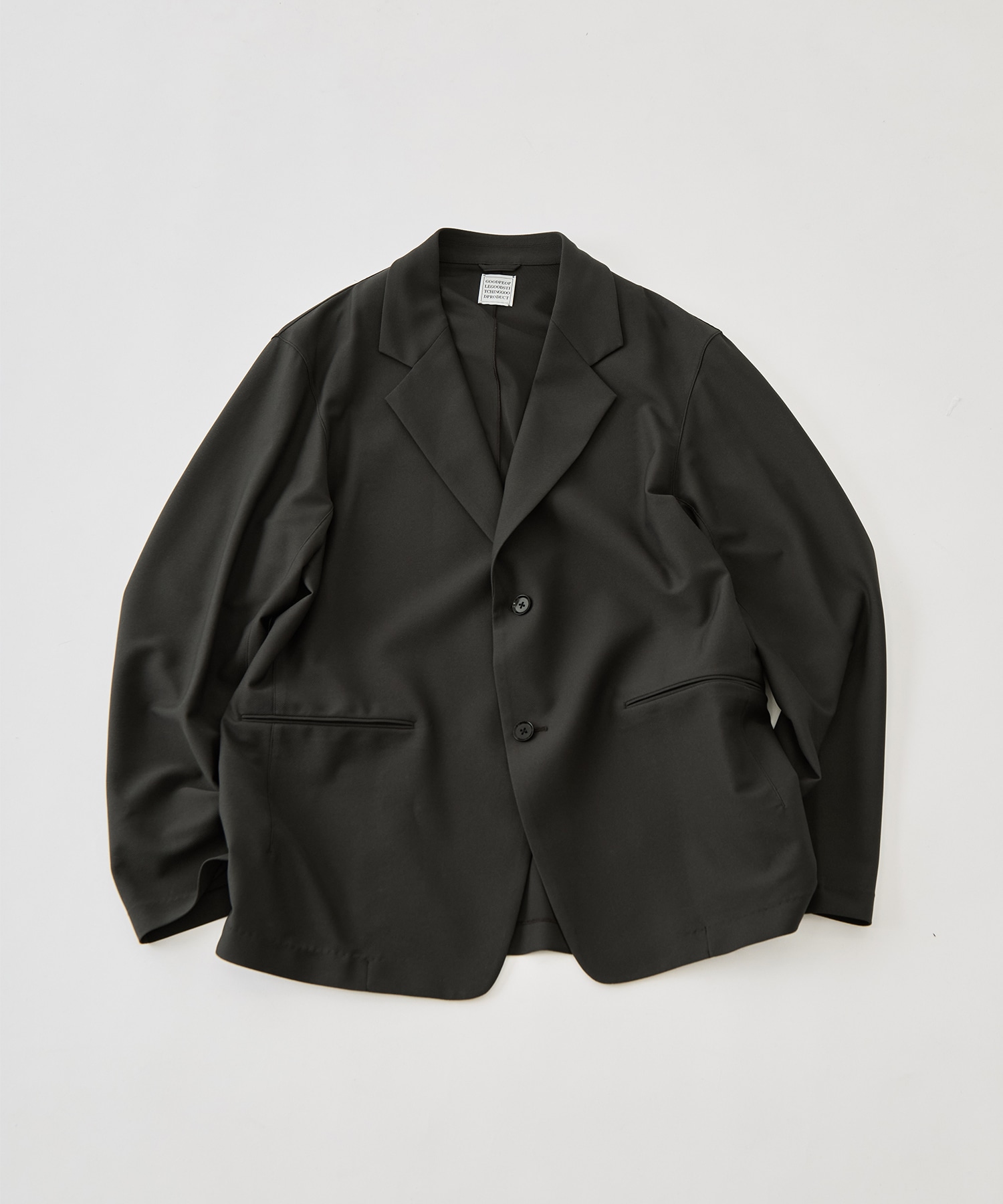 Single Breasted Easy Jacket GOOD PEOPLE GOOD STITCHING GOOD PRODUCT