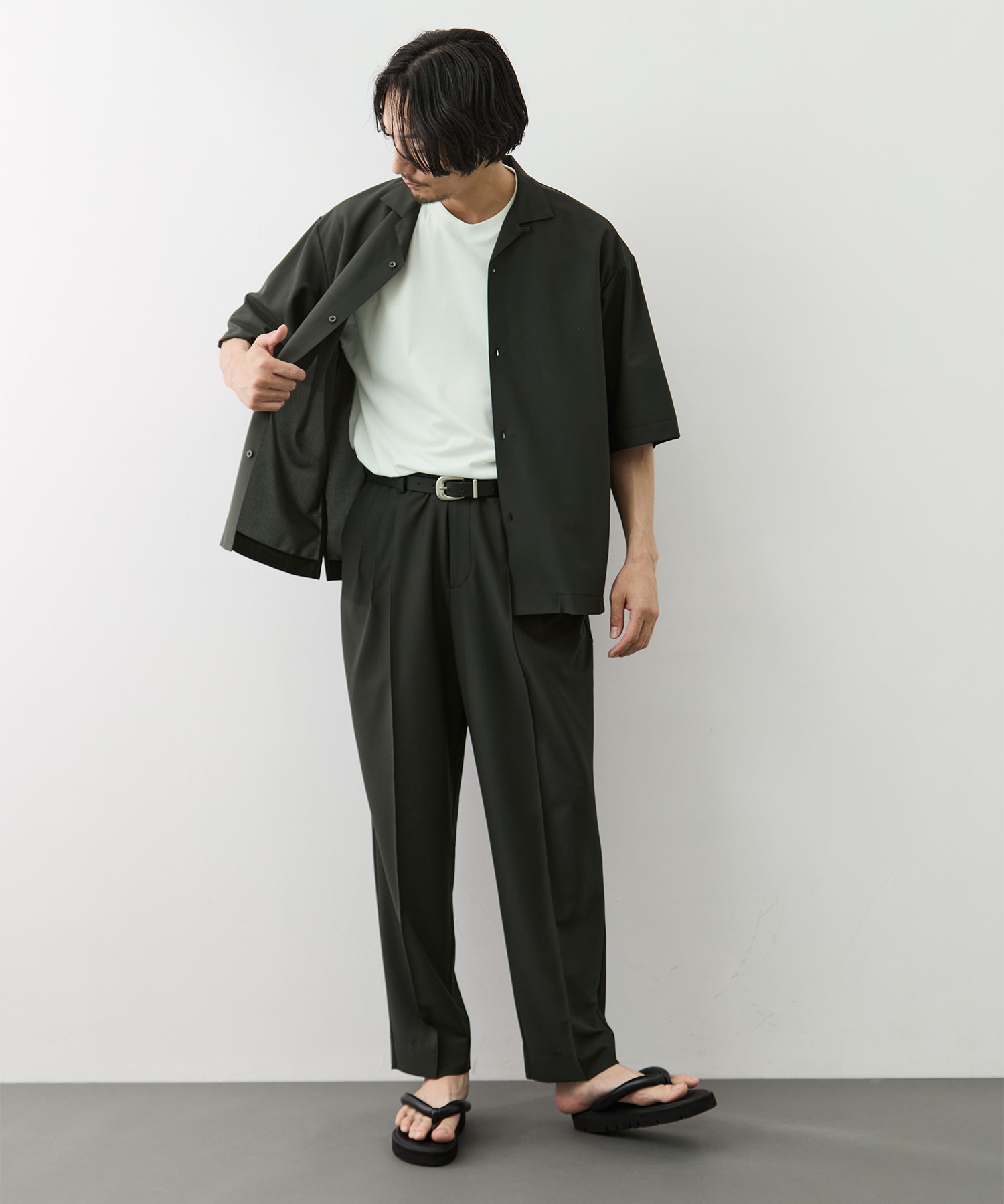別注 Open Collor Half Sleeve Shirt GOOD PEOPLE GOOD STITCHING GOOD PRODUCT