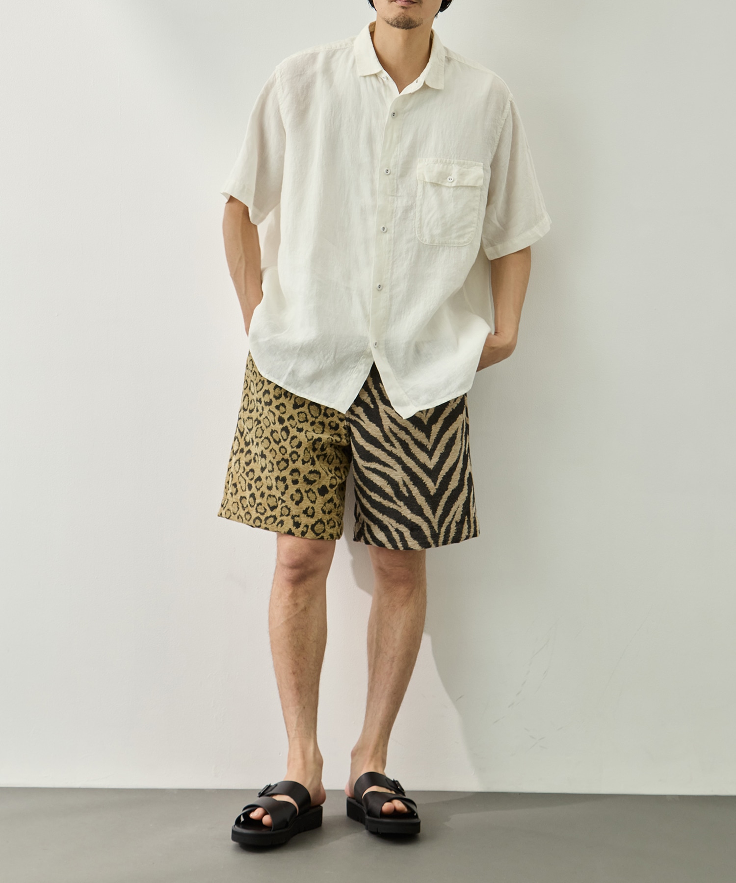 グランパリネンシャツ BRU NA BOINNE