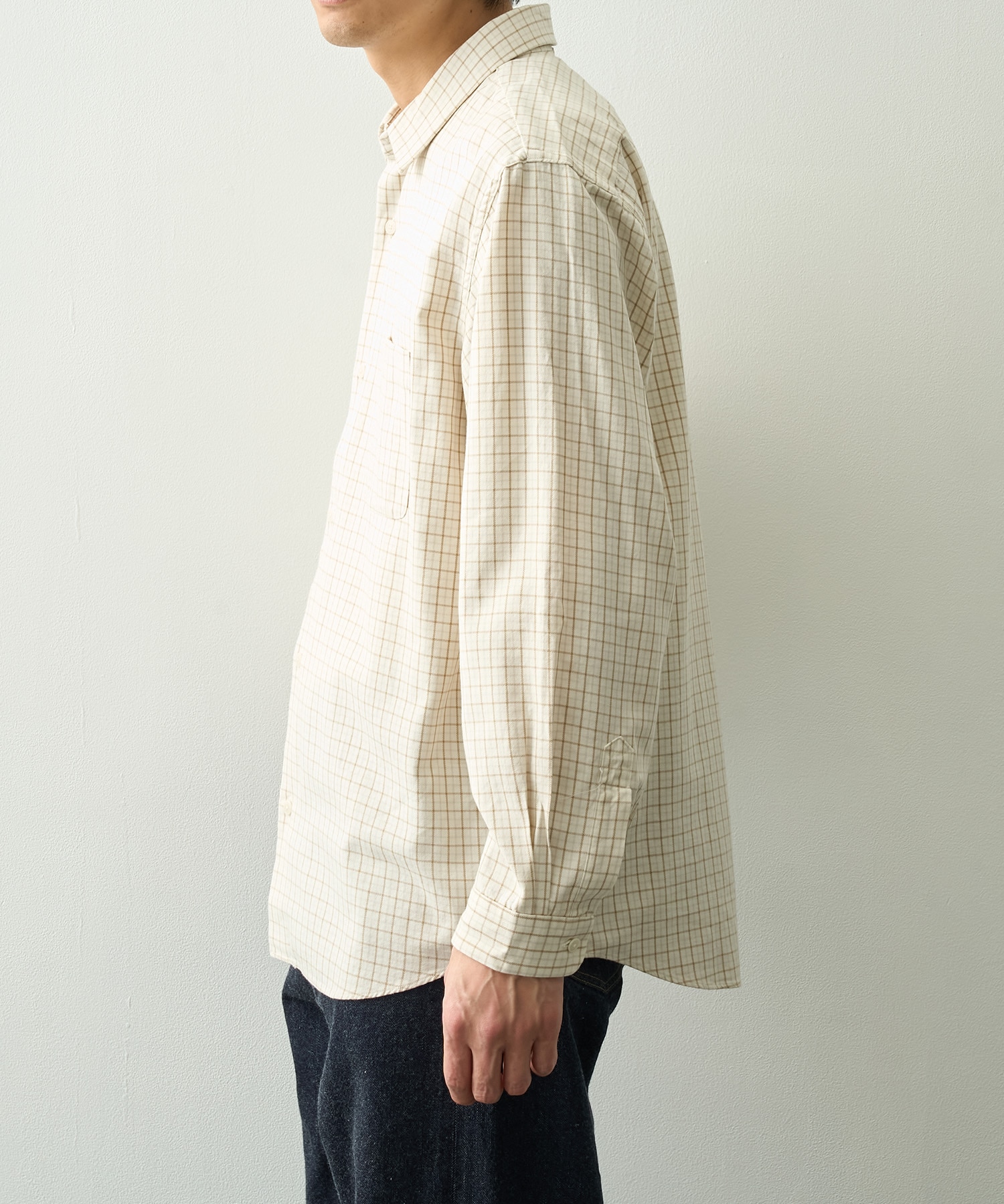 ボタンシャツ　ワイド YAECA