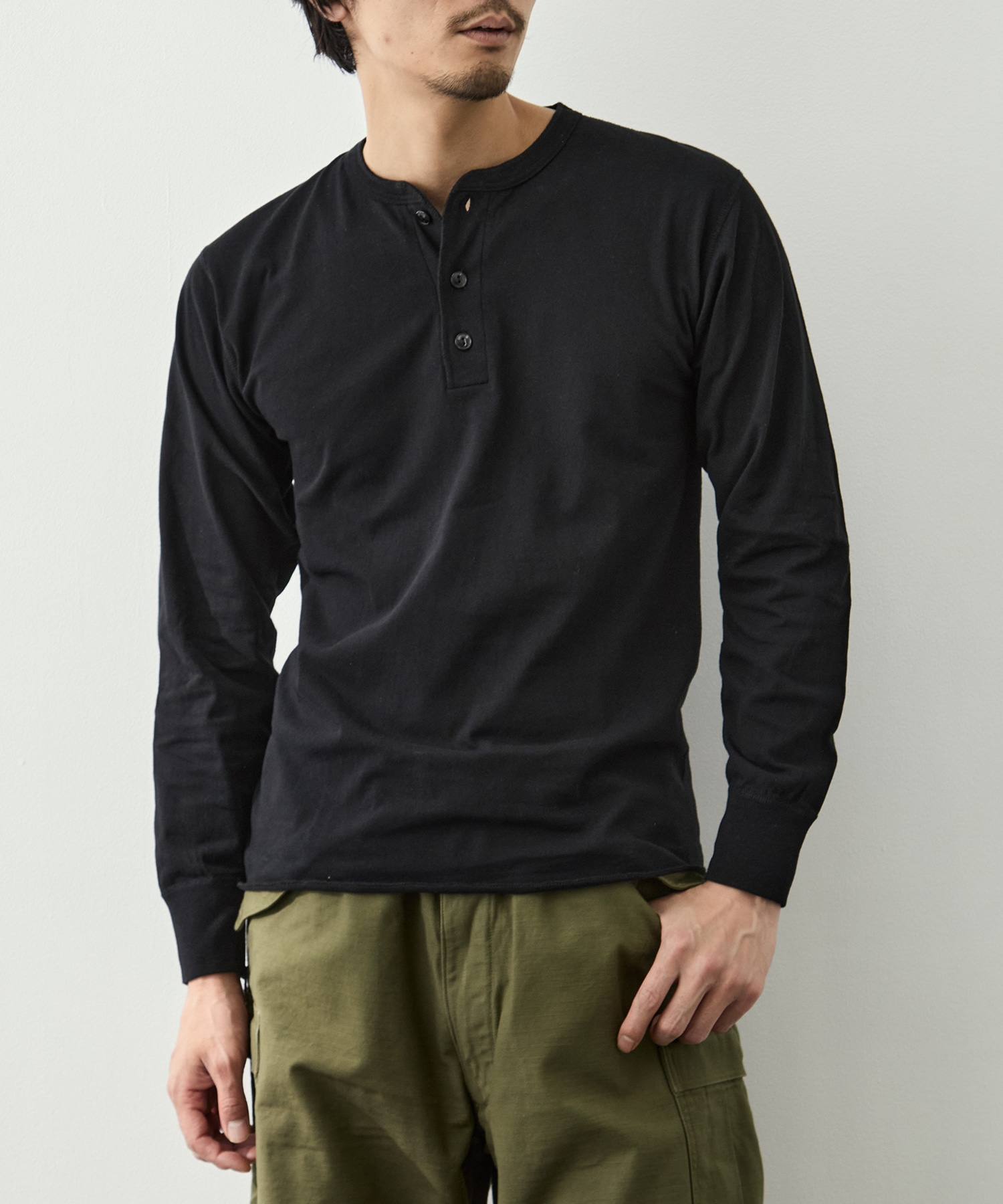 HEALTHKNIT HENRY NECK L/S MASSES