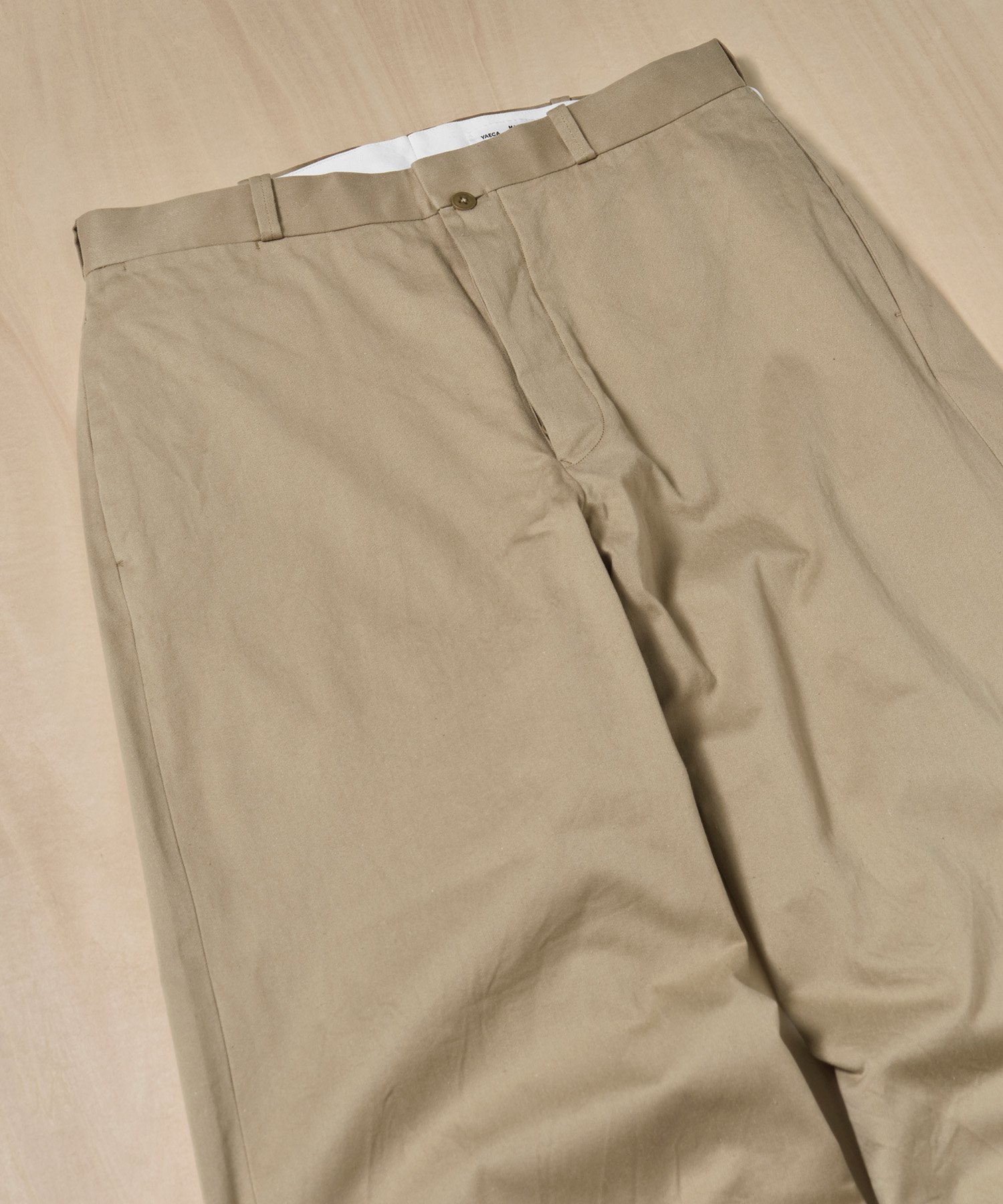 チノパンツ　ワイド YAECA