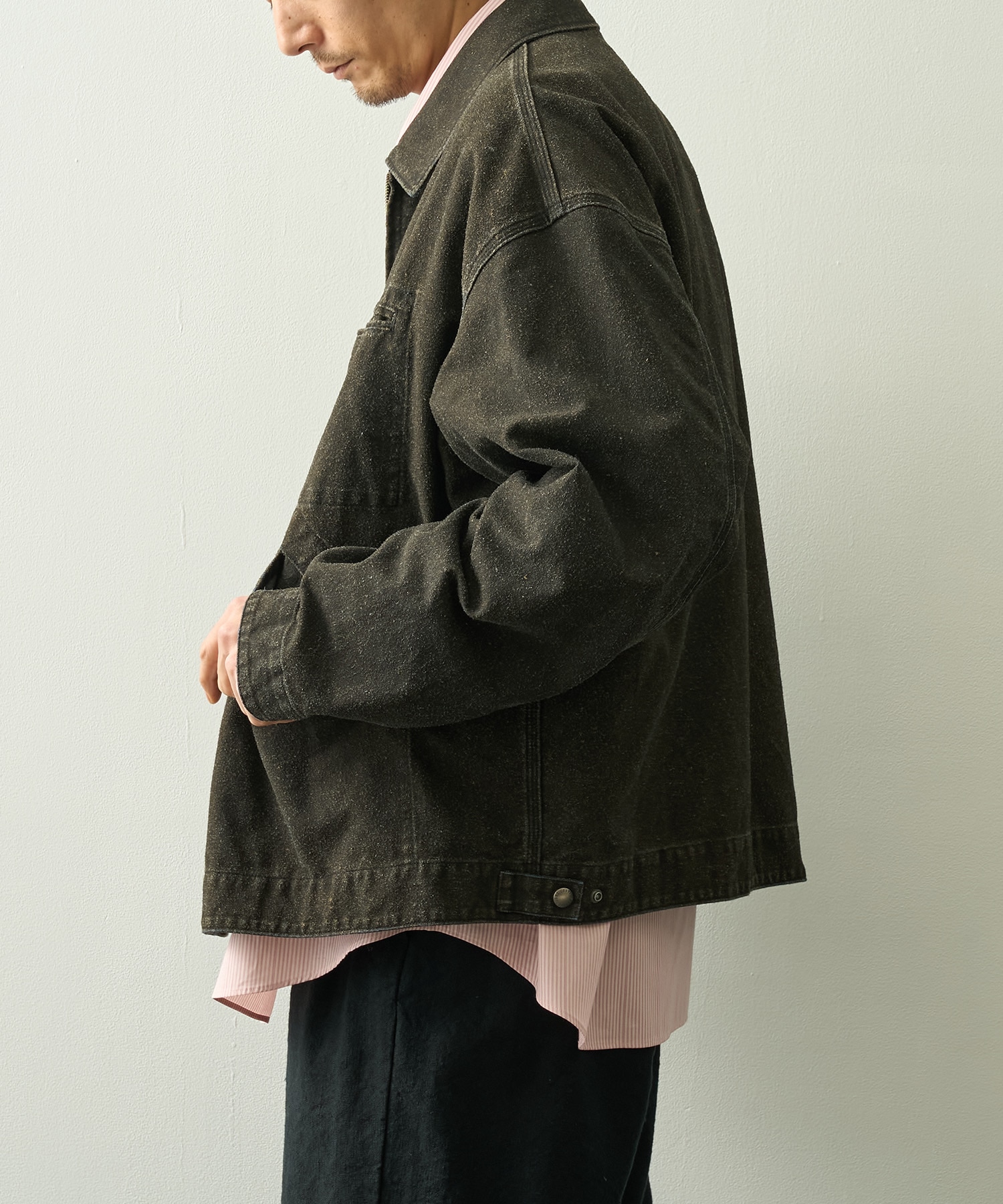 Grainy Denim Work Jacket COOTIE PRODUCTIONS