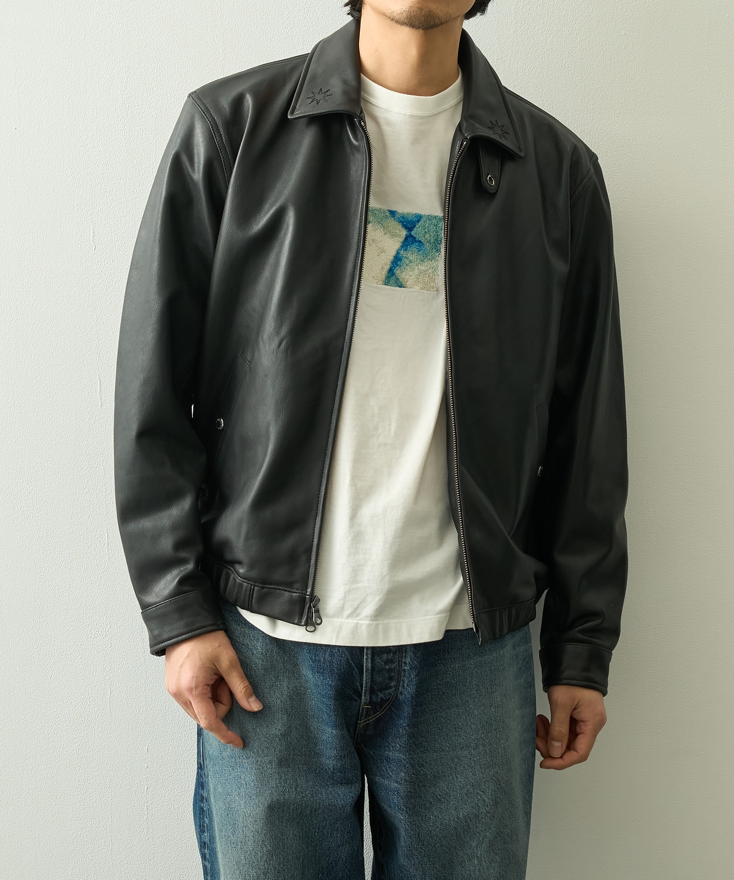 【AVIREX×GDC】Leather Swingtop GDC