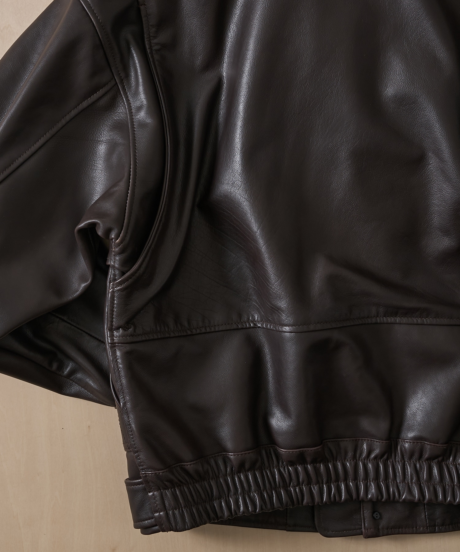 別注 Leather Flight Jacket YOKE