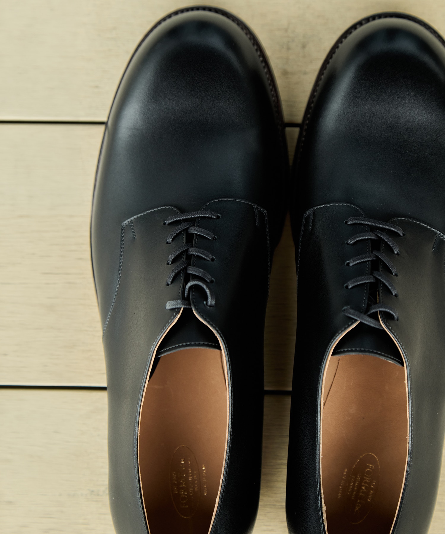 Blucher plain toe forme