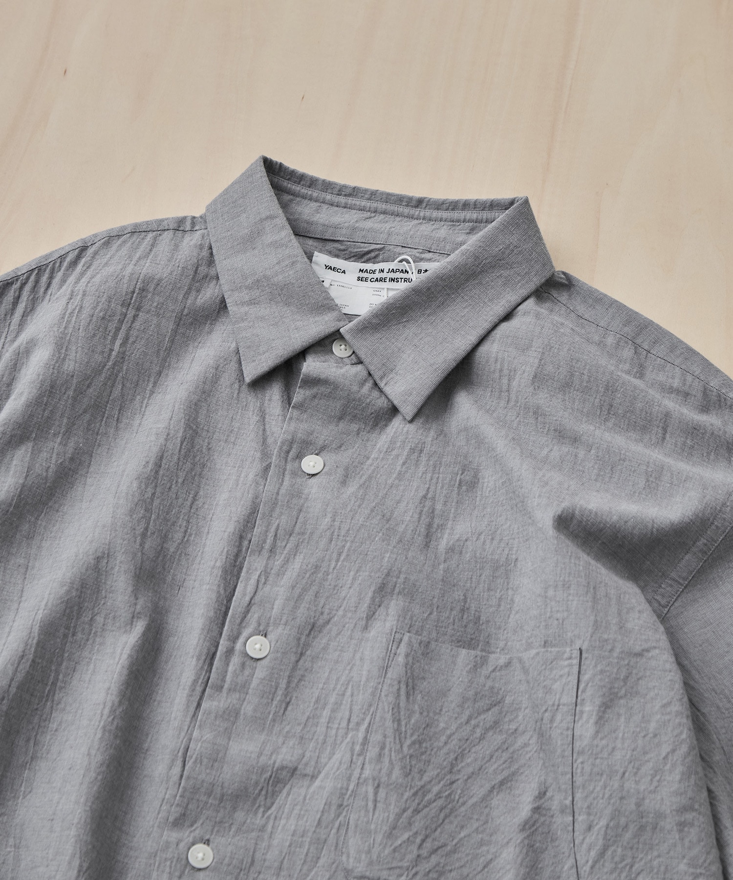 ボタンシャツワイド　S/S YAECA