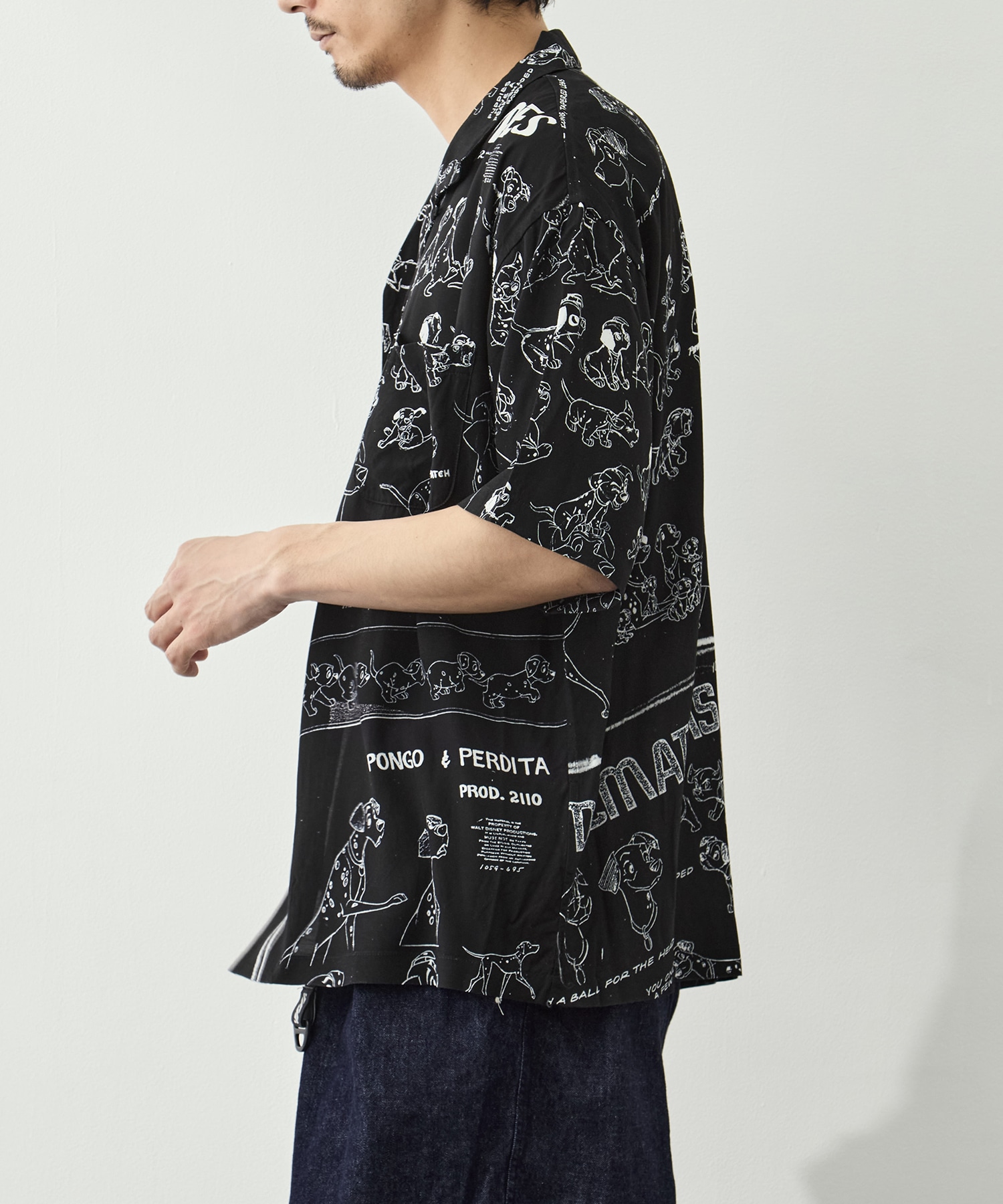 DP-024-3966-0010/BK/DSNY M_ALOHA SHIRT/101 DLM PORTER CLASSIC