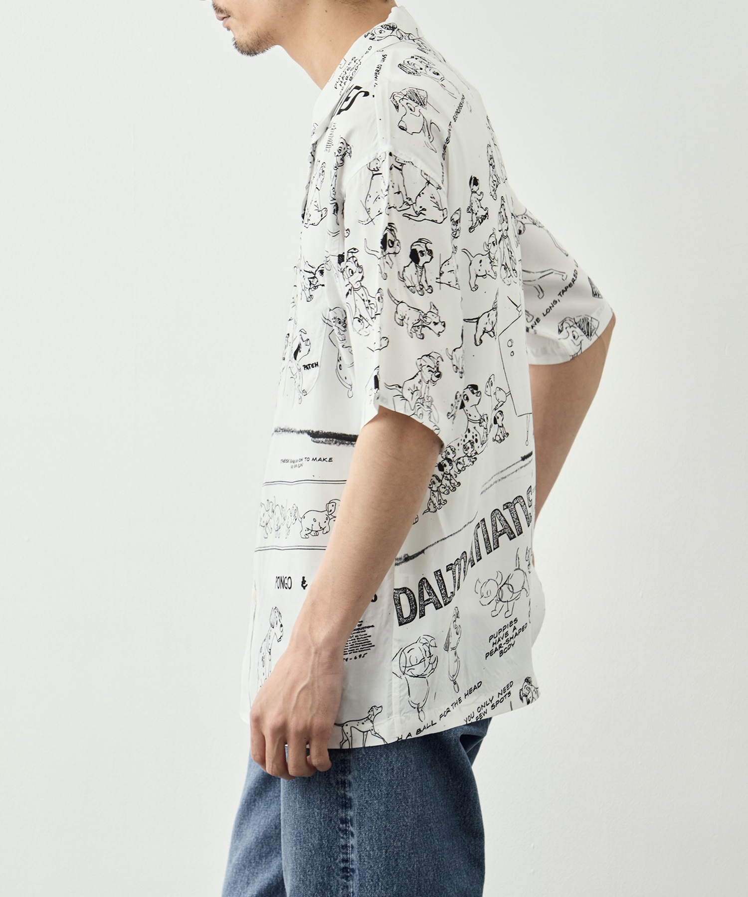 DP-024-3966-0090/WHT/DSNY M_ALOHA SHIRT/101 DLM PORTER CLASSIC