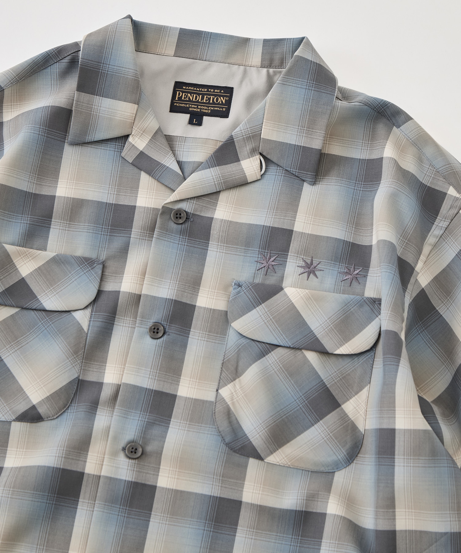【PENDLETON×GDC】Open Collar Shirt S／S GDC