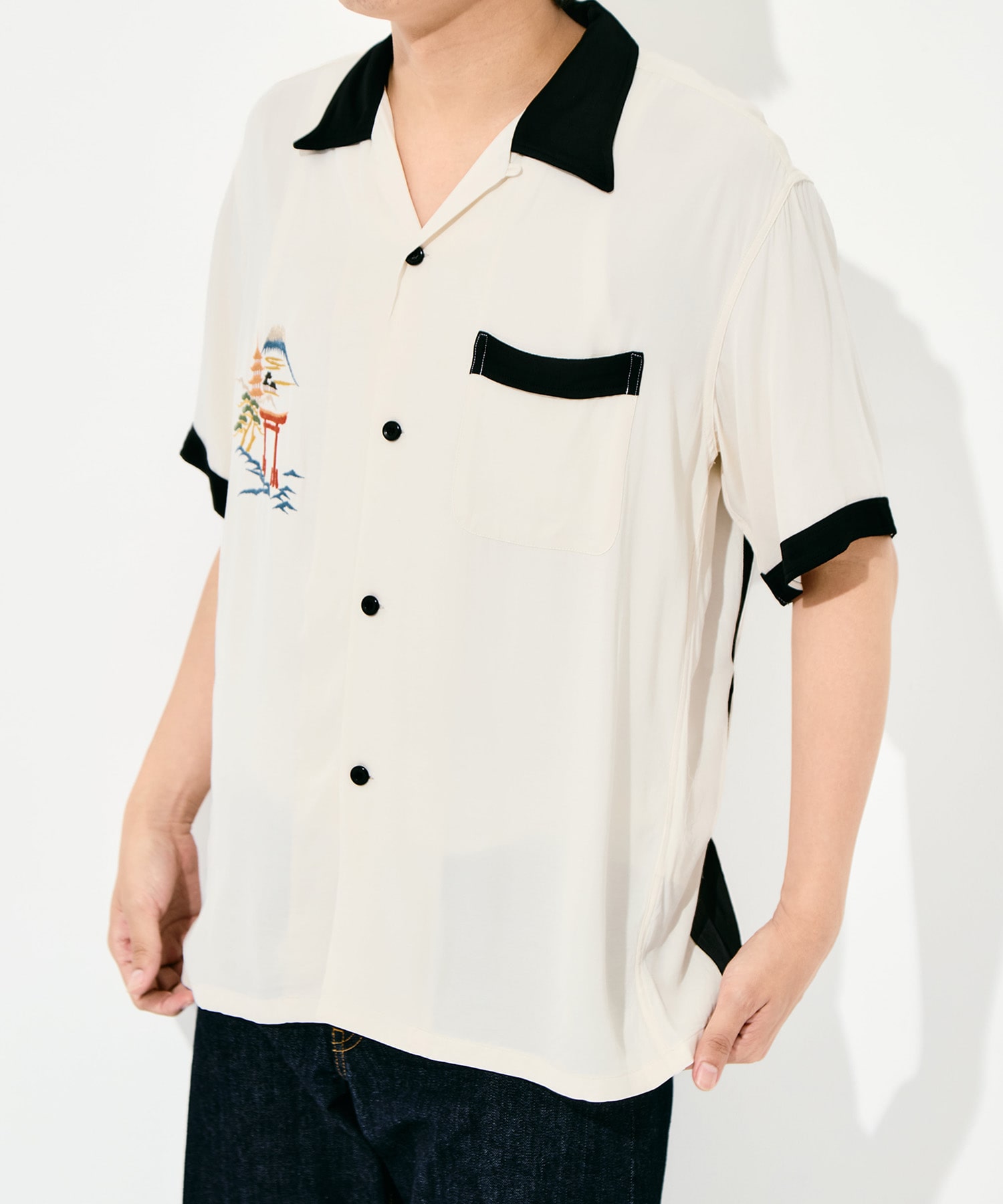 SUKA SHIRT JAPAN MAP TAILOR TOYO