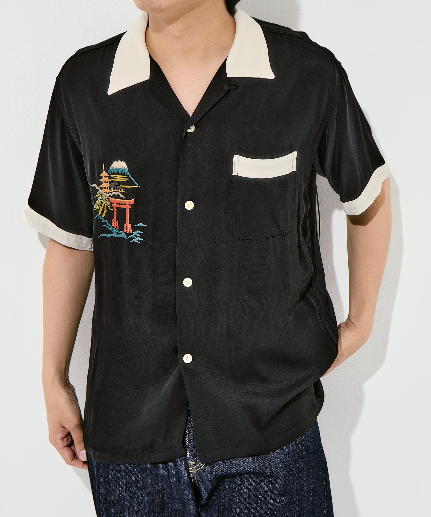 SUKA SHIRT JAPAN MAP TAILOR TOYO