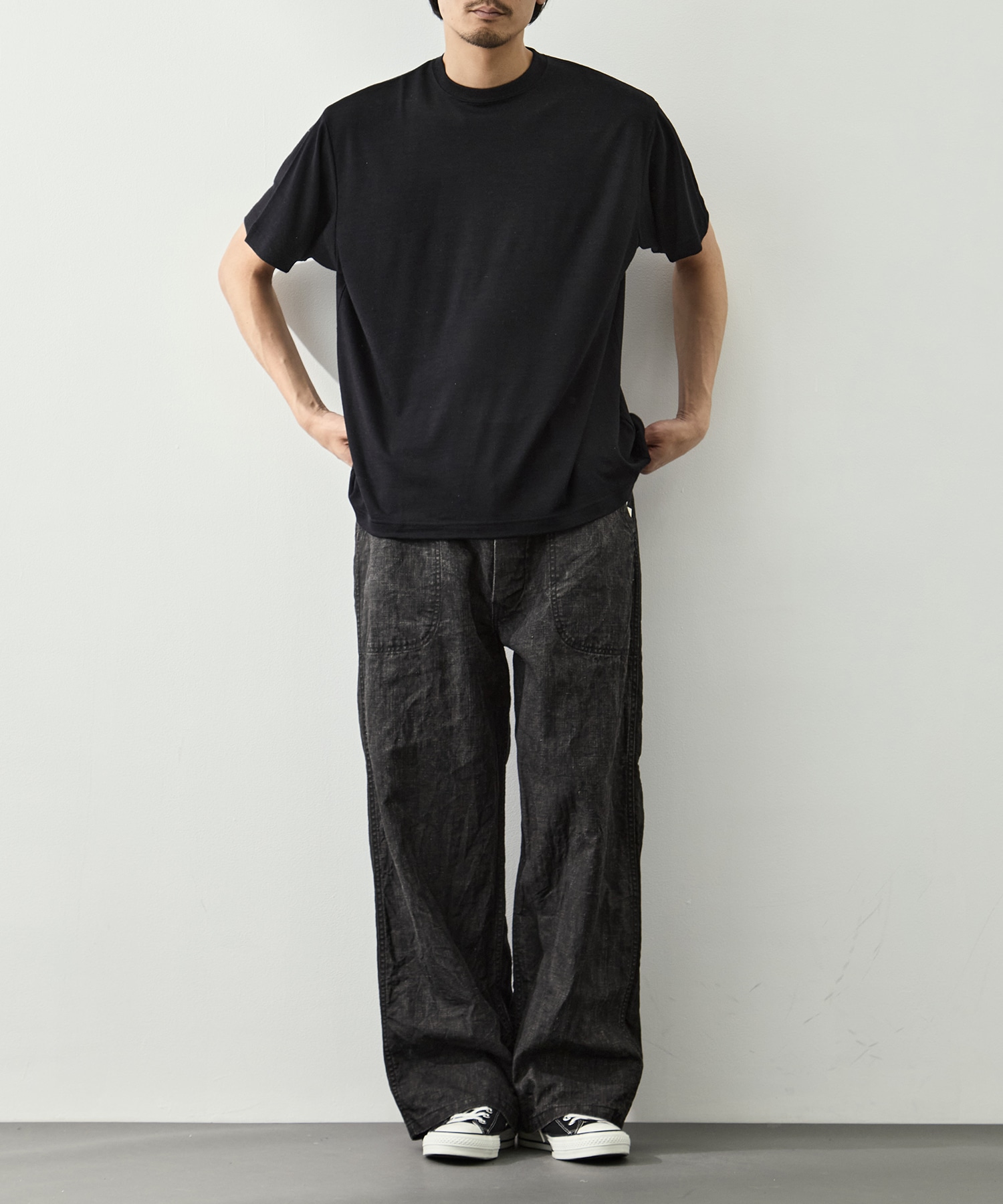 WOOL S/S T-SHIRT FUJI