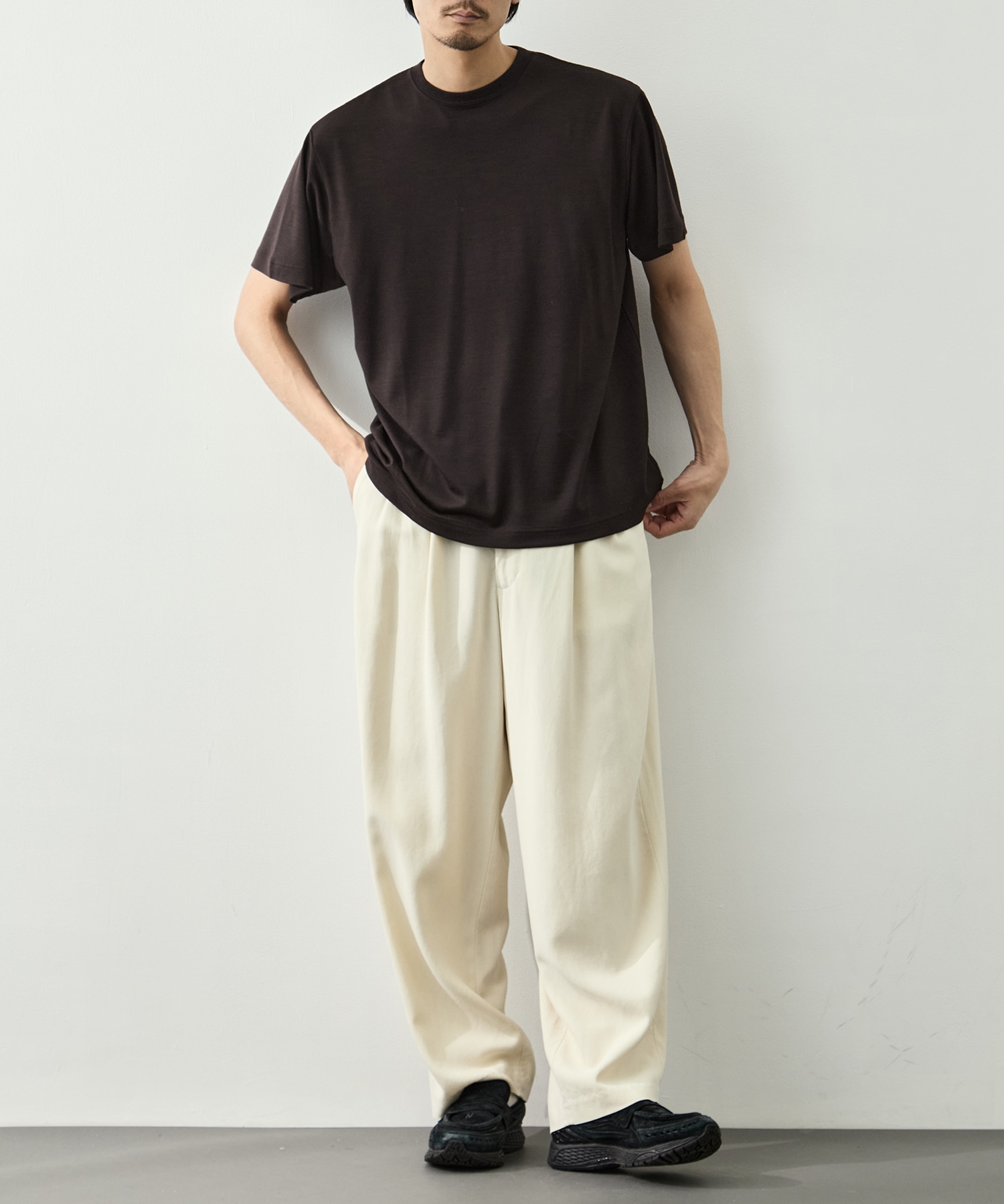 WOOL S/S T-SHIRT FUJI