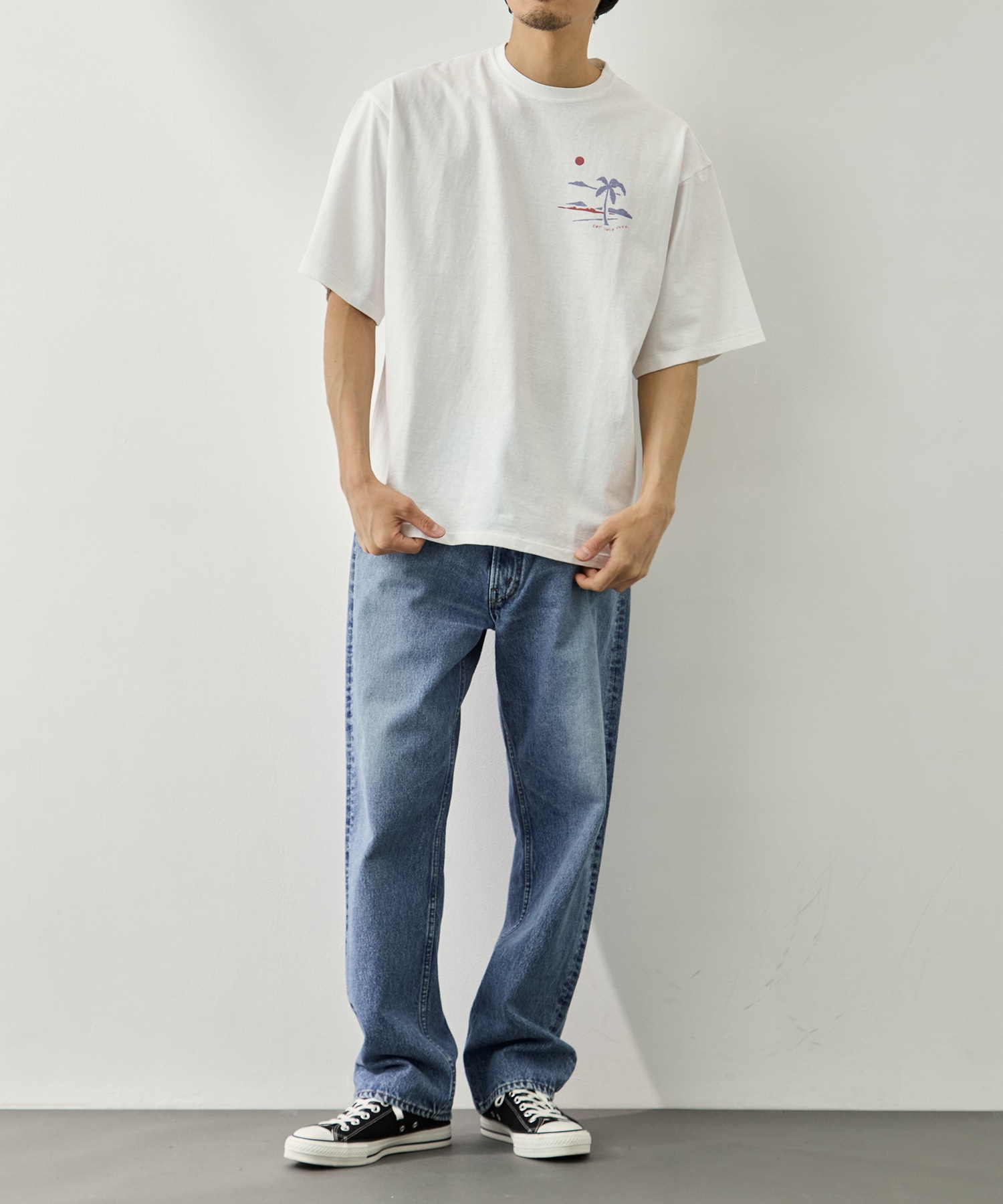 Printed S/S Tee FLOW PHEENY