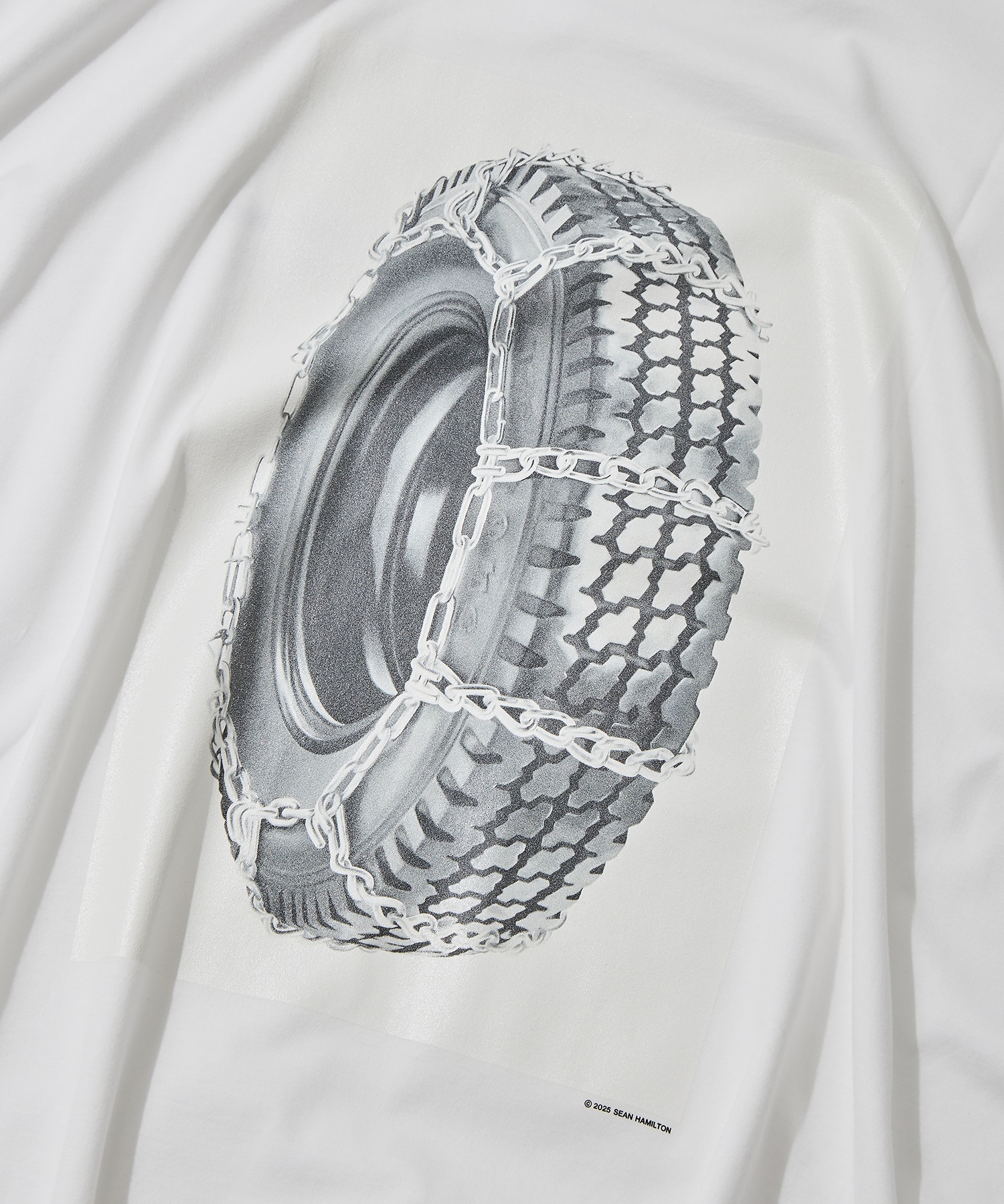 Print S/S Tee ( Tire with Chains ) COOTIE PRODUCTIONS