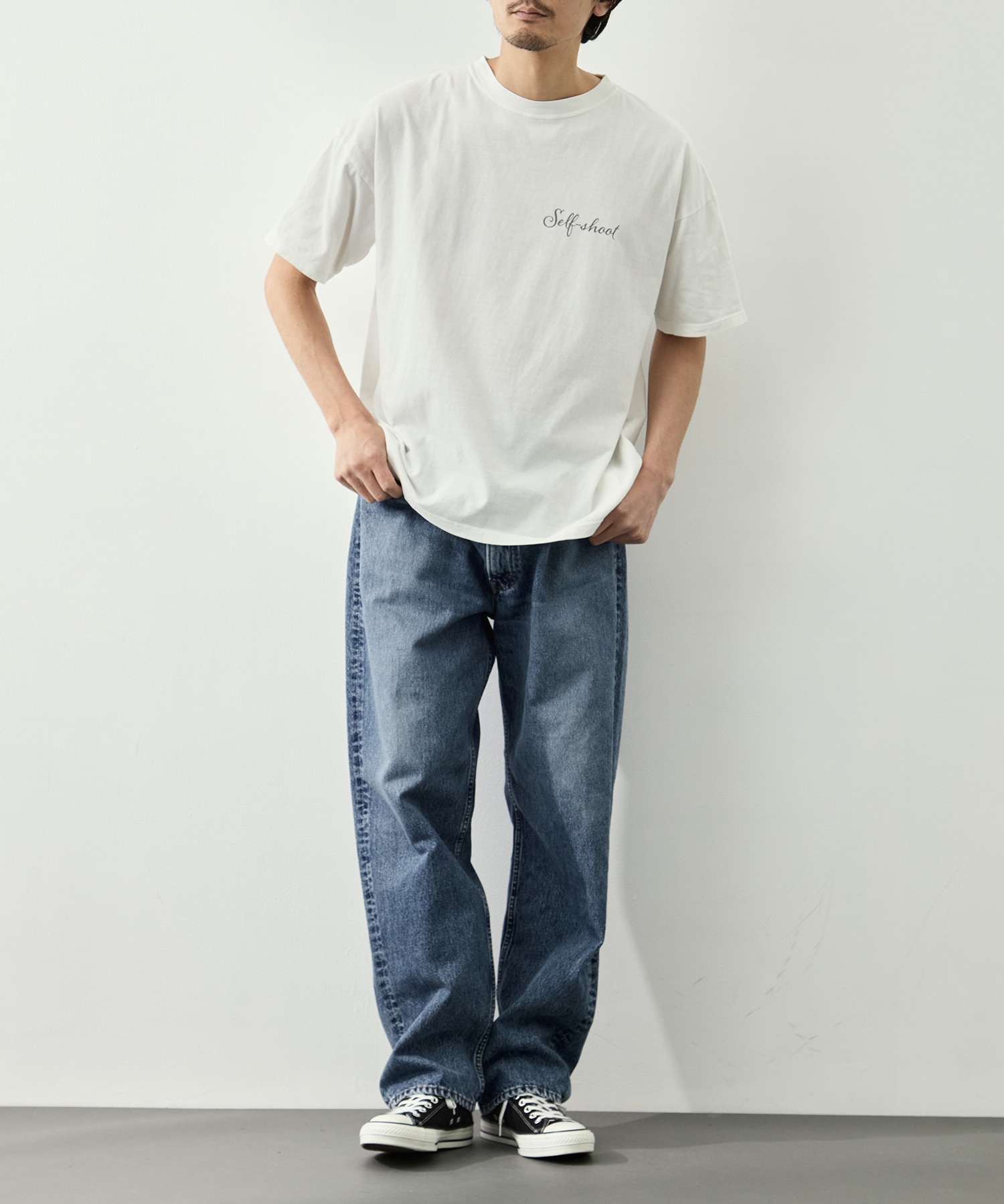 HARD SP加工20/-天竺BIGサイズT(Self shot M) REMI RELIEF
