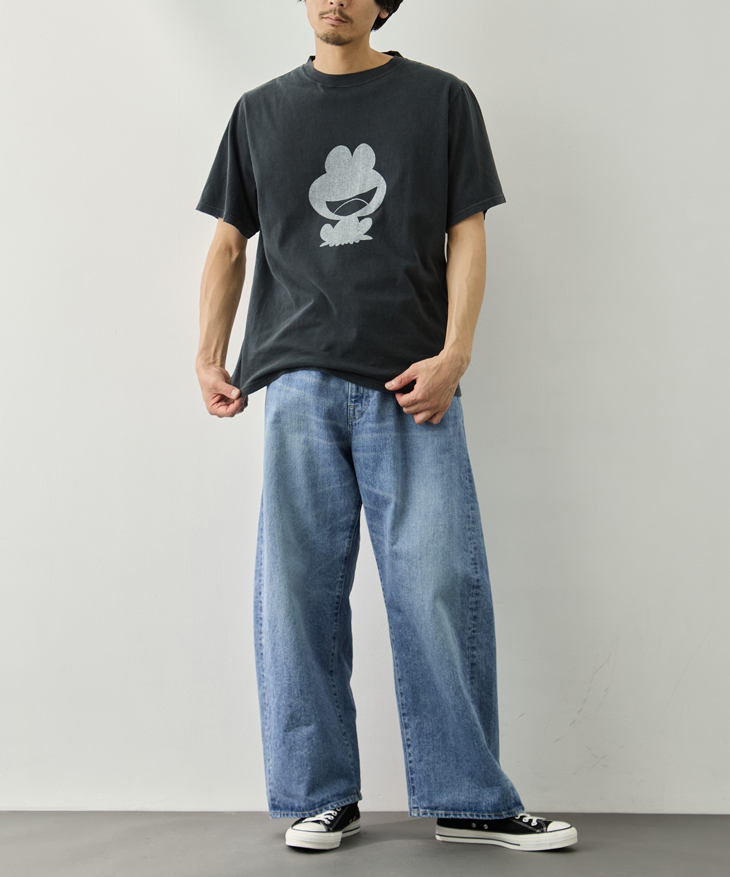 HARD SP加工20/-天竺レギュラーT(FROG) REMI RELIEF