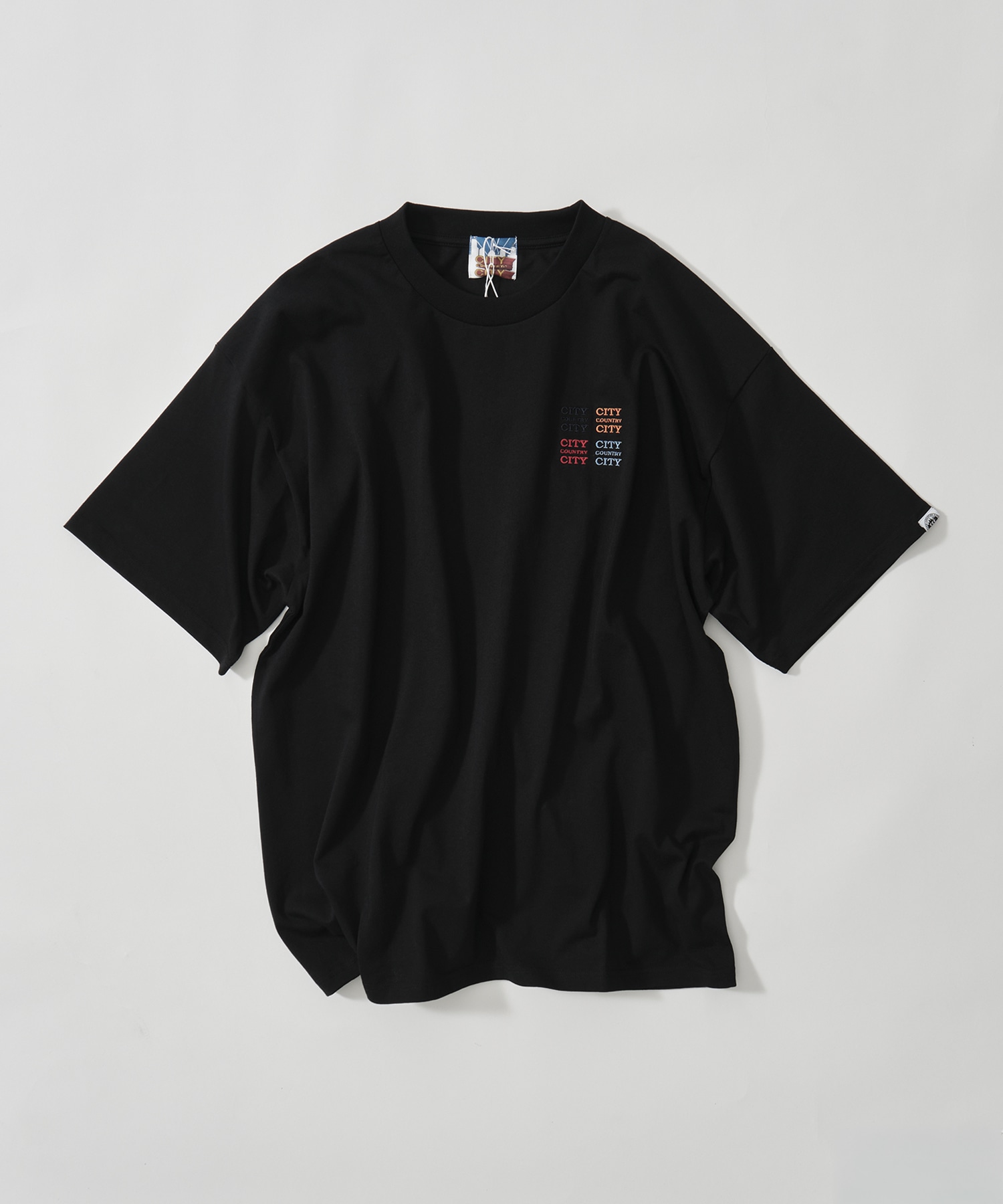 EMBROIDERED LOGO COTTON S/S T-SHIRT_CCCC CITY COUNTRY CITY