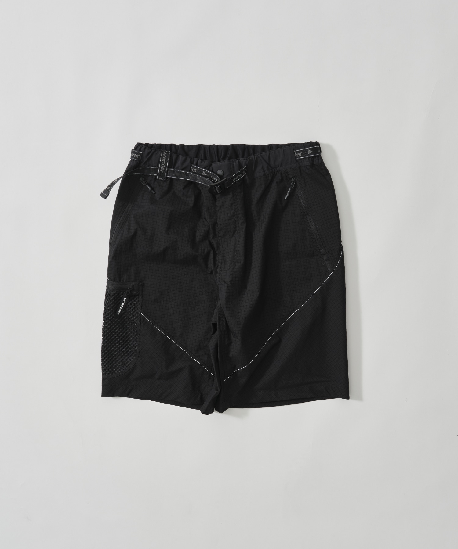 breath rip short pants and wander