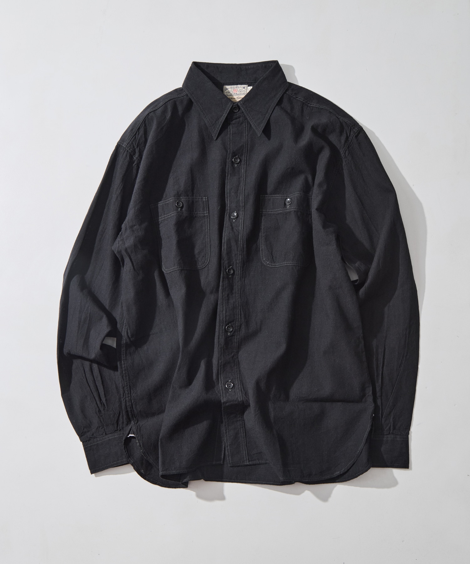 BLACK CHAMBRAY WORK SHIRT BUZZ RICKSON'S