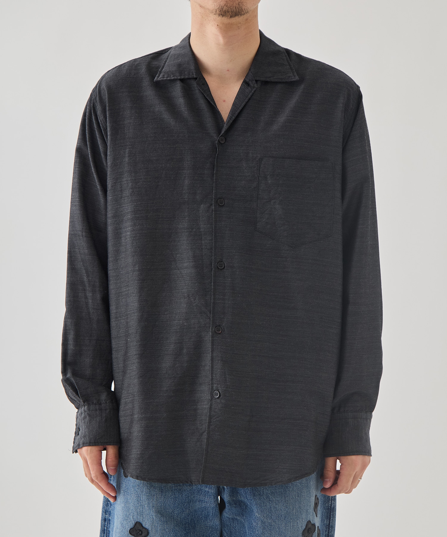 OPEN COLLAR L/S SHIRT marka
