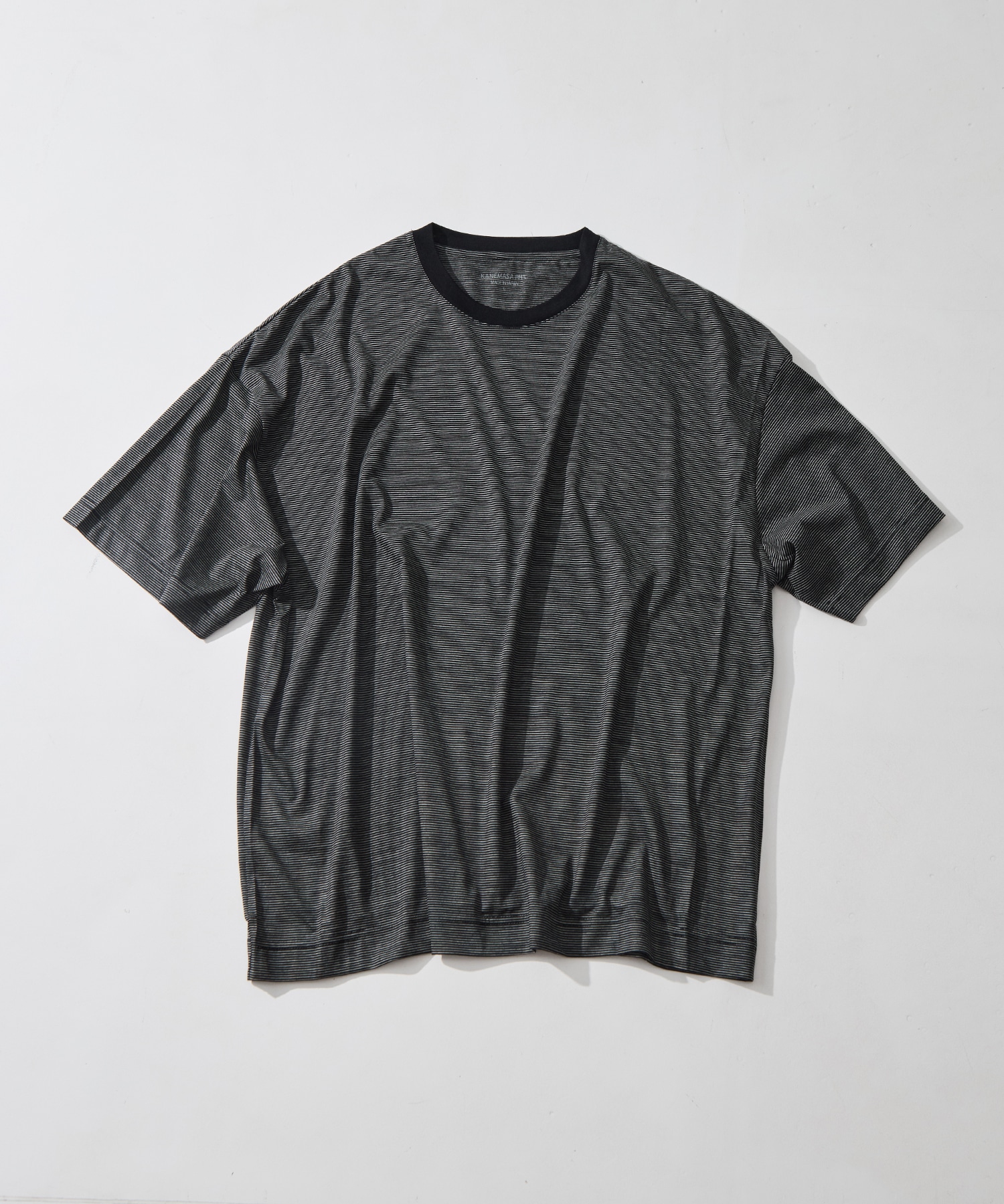 32G Wool Stripe SS Tee KANEMASA PHIL.