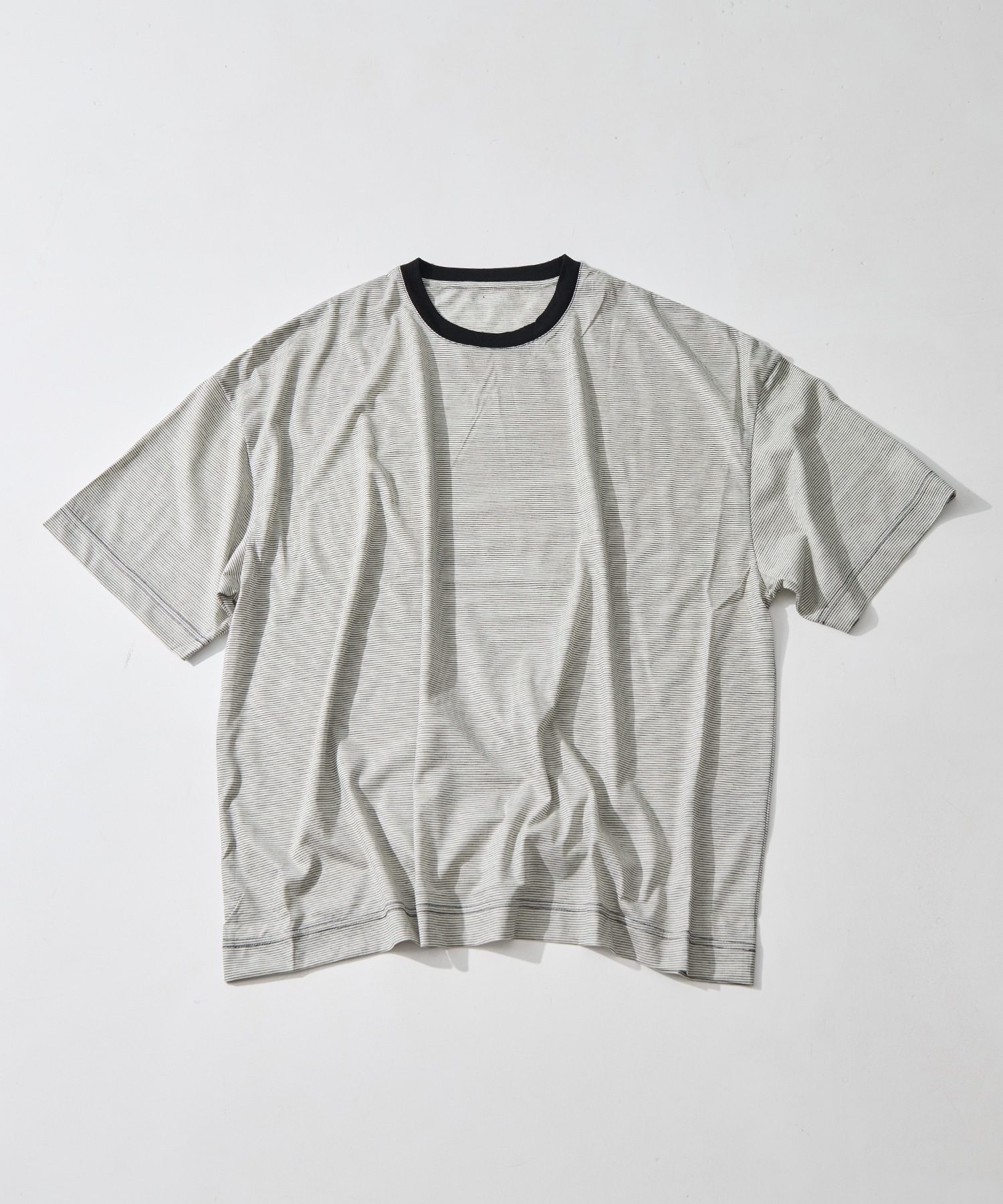 32G Wool Stripe SS Tee KANEMASA PHIL.