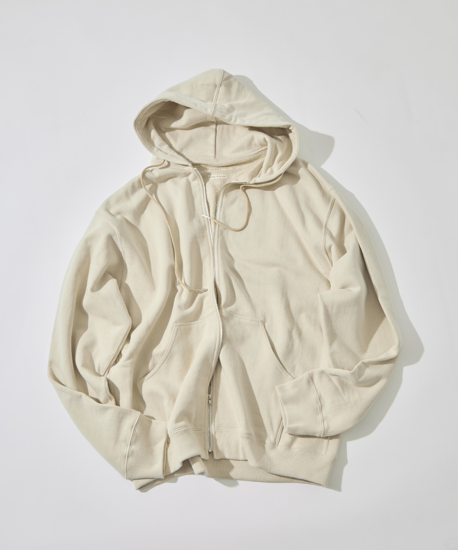 COTTON ZIP UP HOODIE FUJI