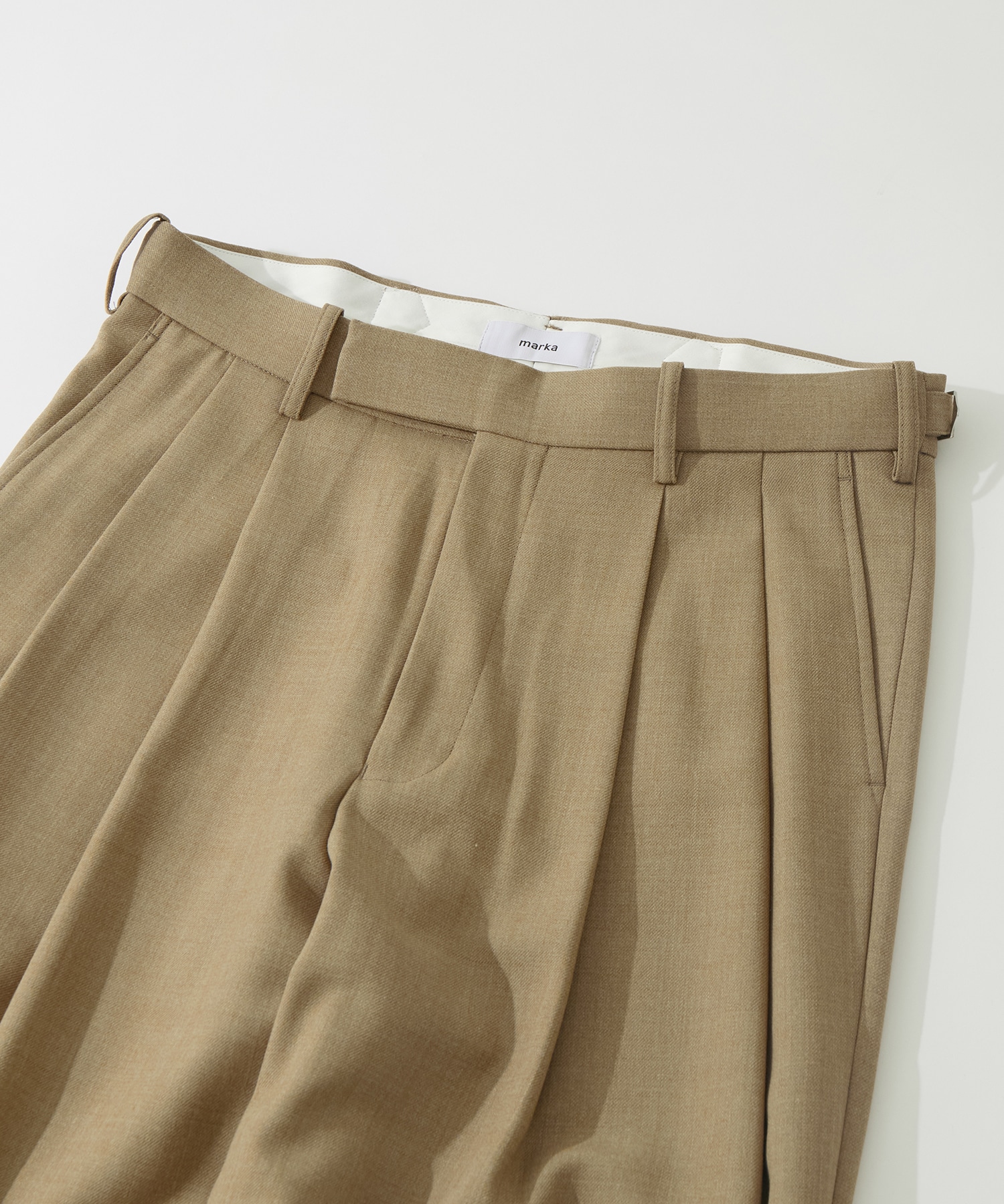 DOUBLE PLEATED BUGGY TROUSERS marka