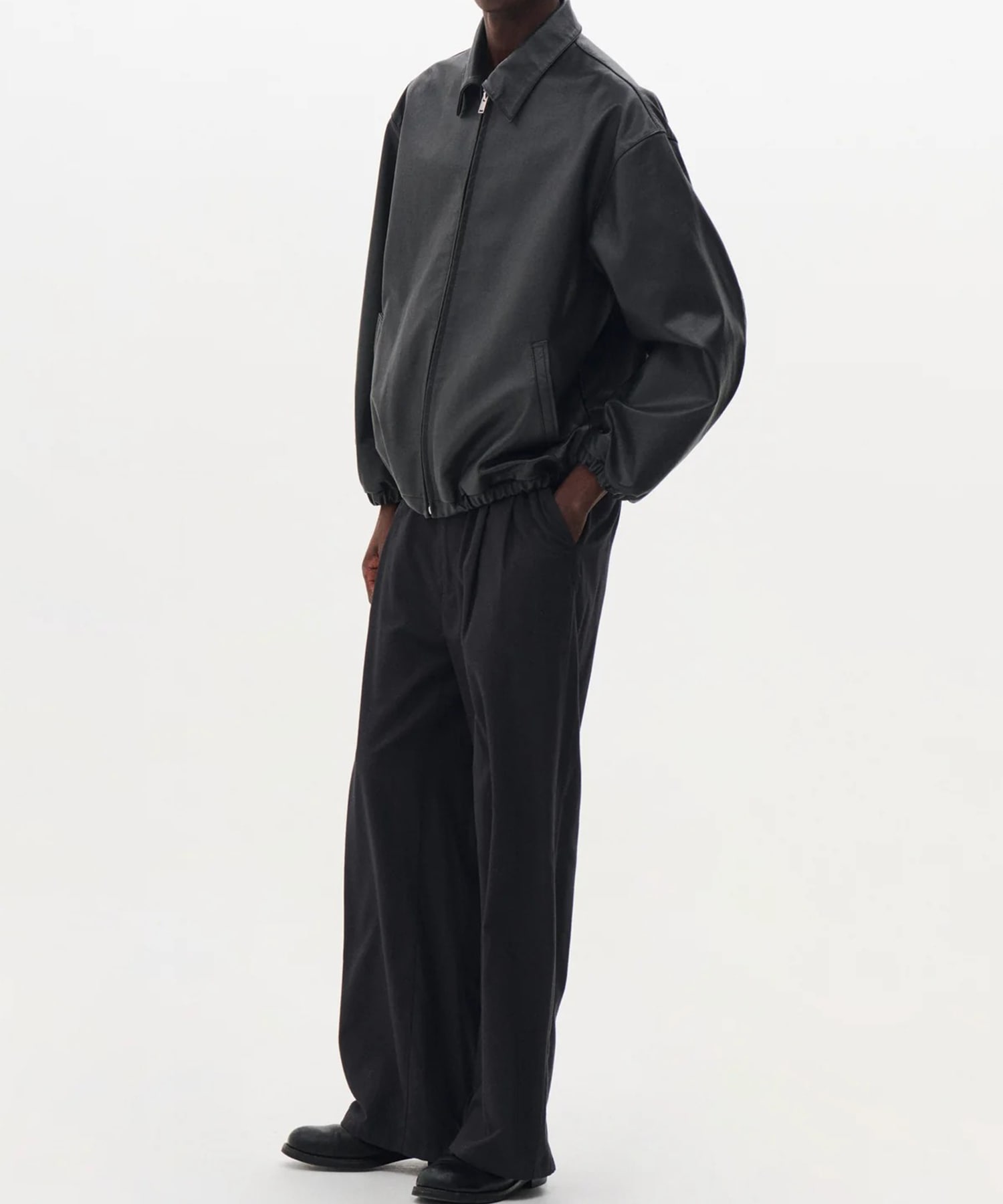 Calf Leather Sports Jacket YOKE