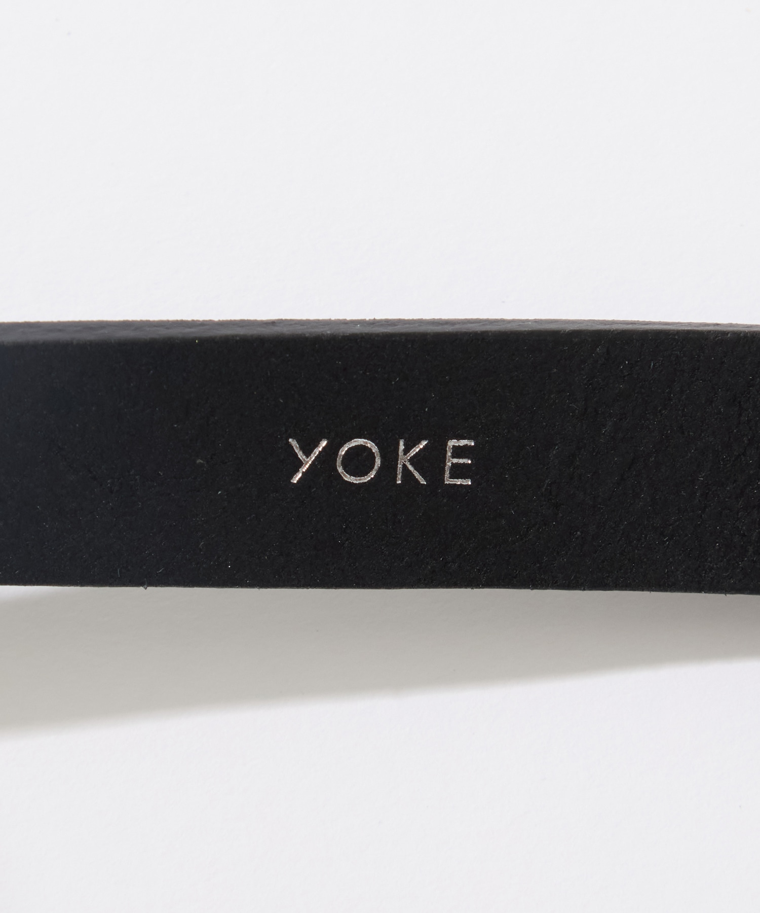 Double Buckel Leather Belt YOKE