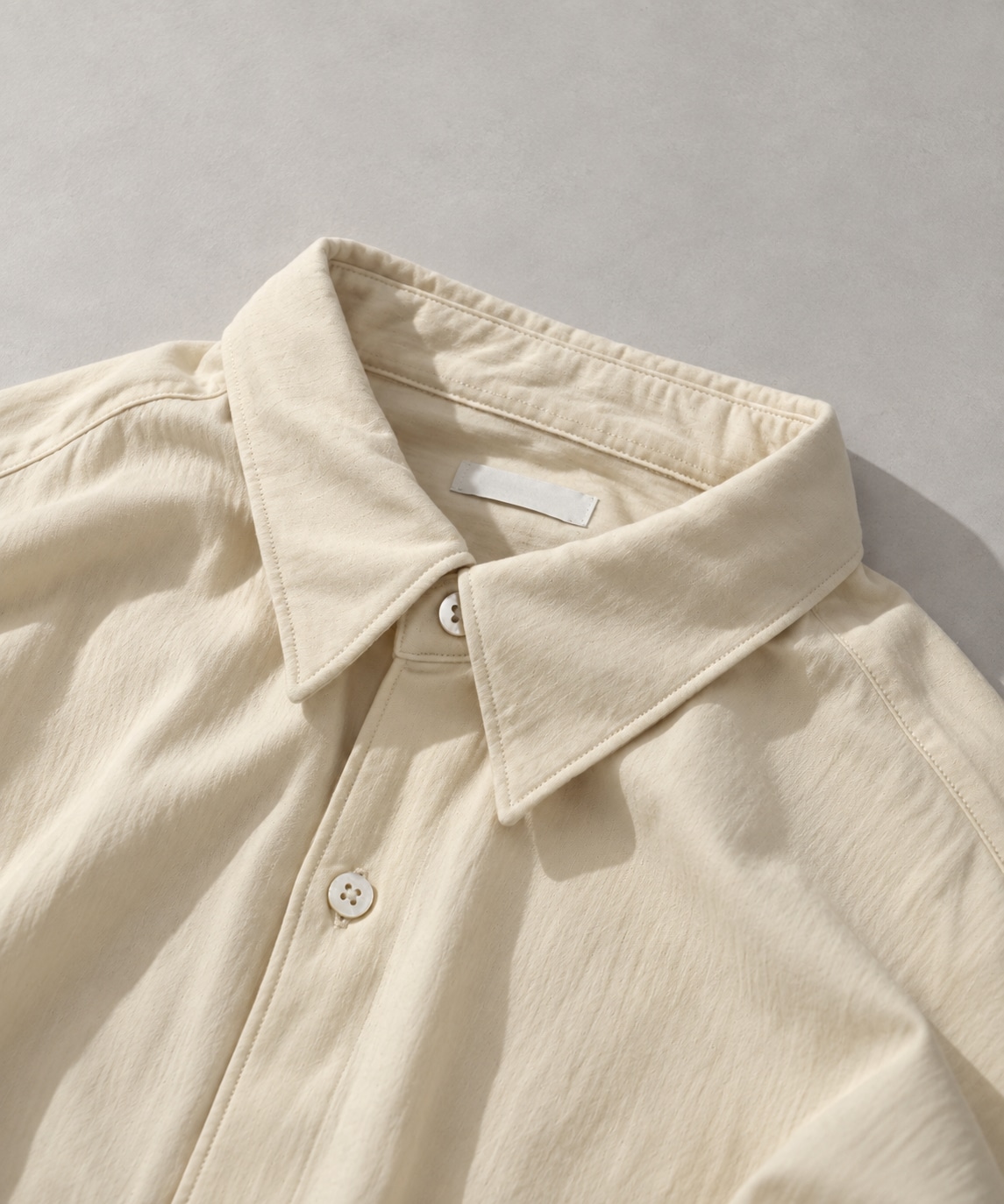 別注 36G Wool Fulling Stripe Modest Shirt KANEMASA PHIL.