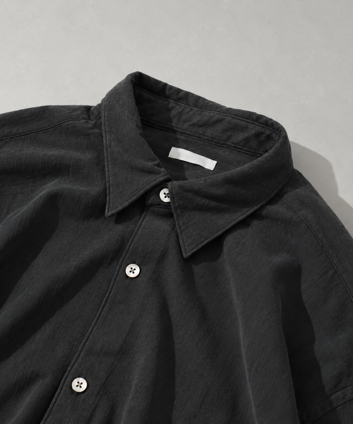 別注 36G Wool Fulling Stripe Modest Shirt KANEMASA PHIL.
