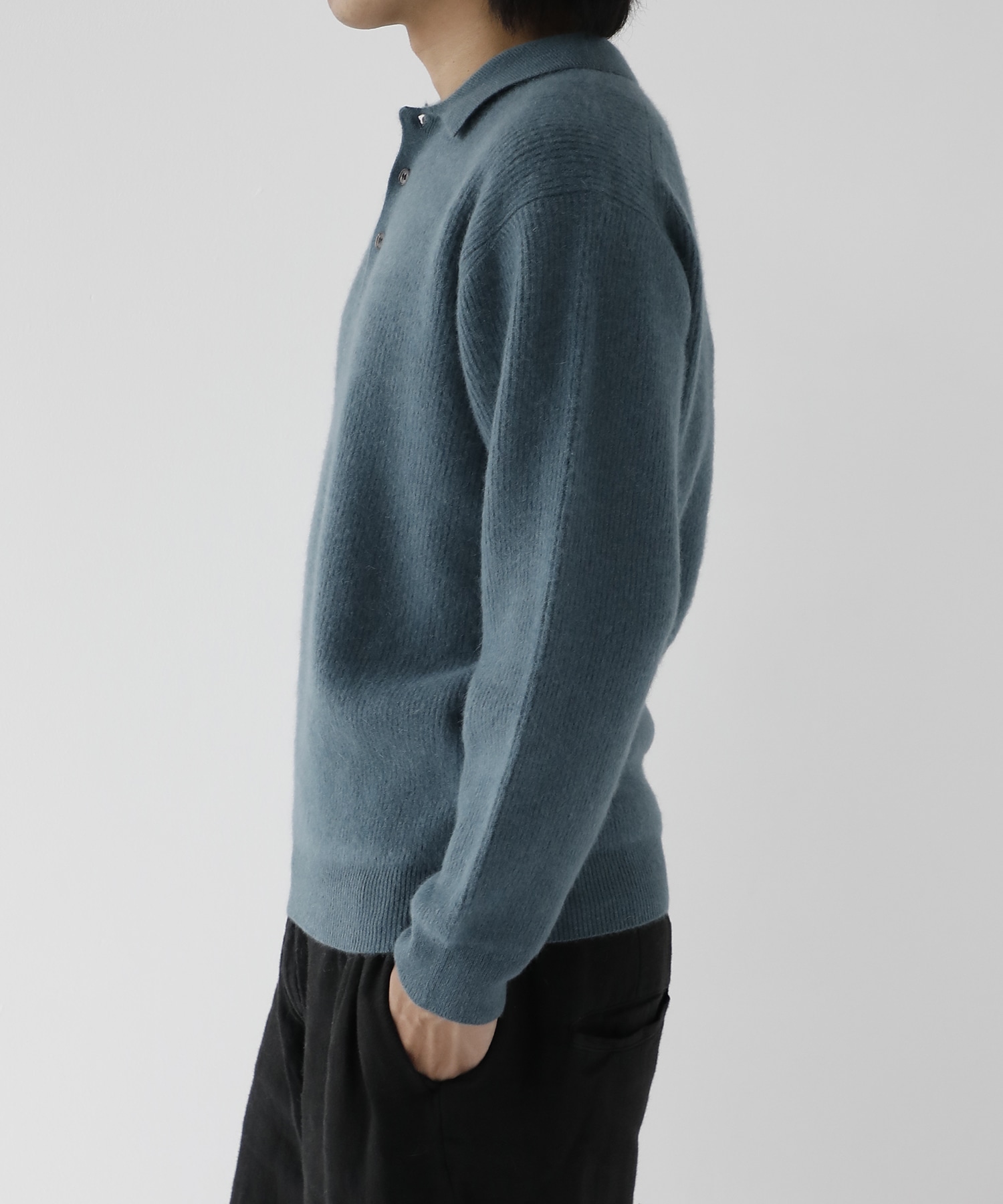 CASHMERE FOX POLO BATONER