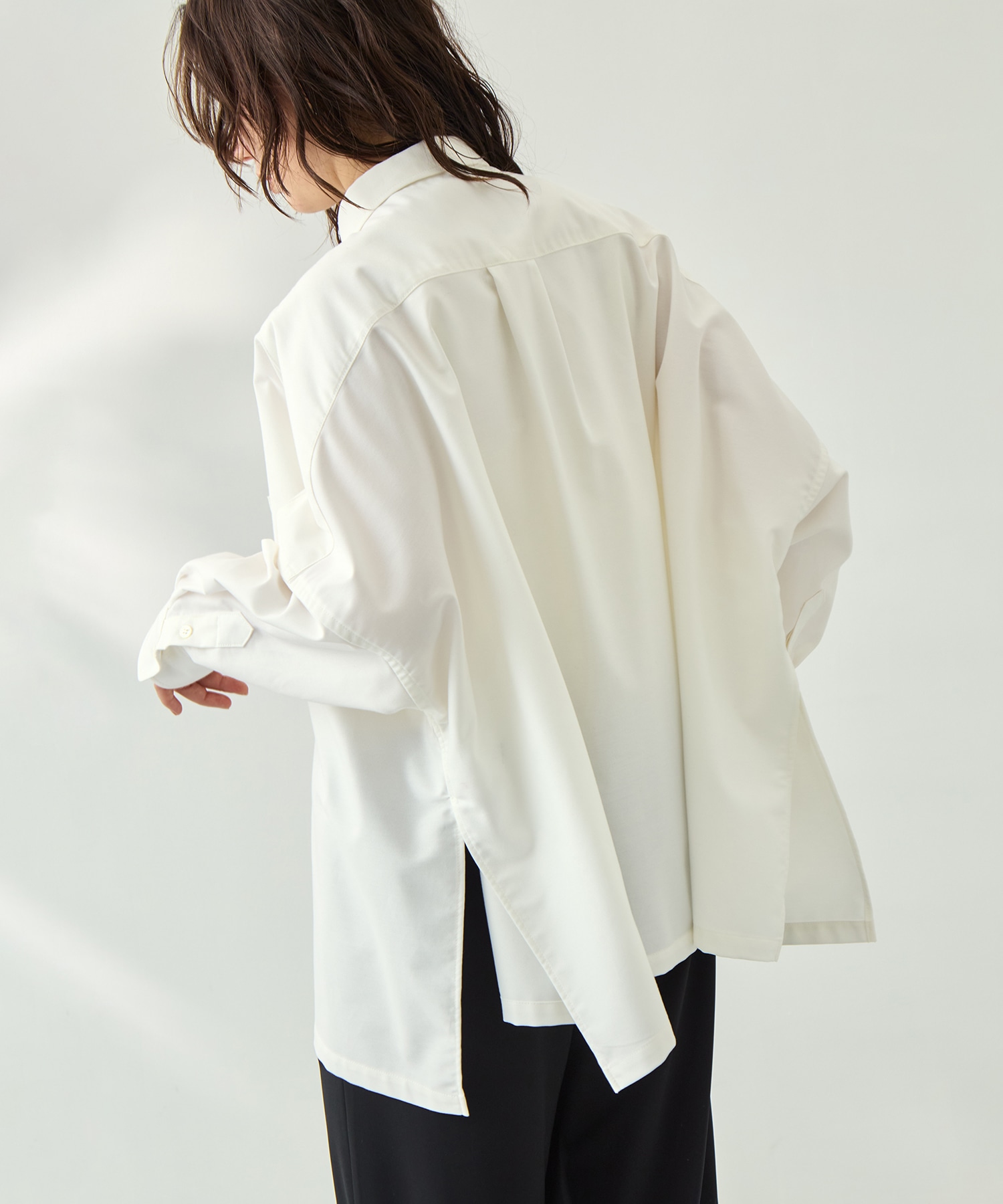 スーピマブレンドrelaxシャツ KEY TIMEZ