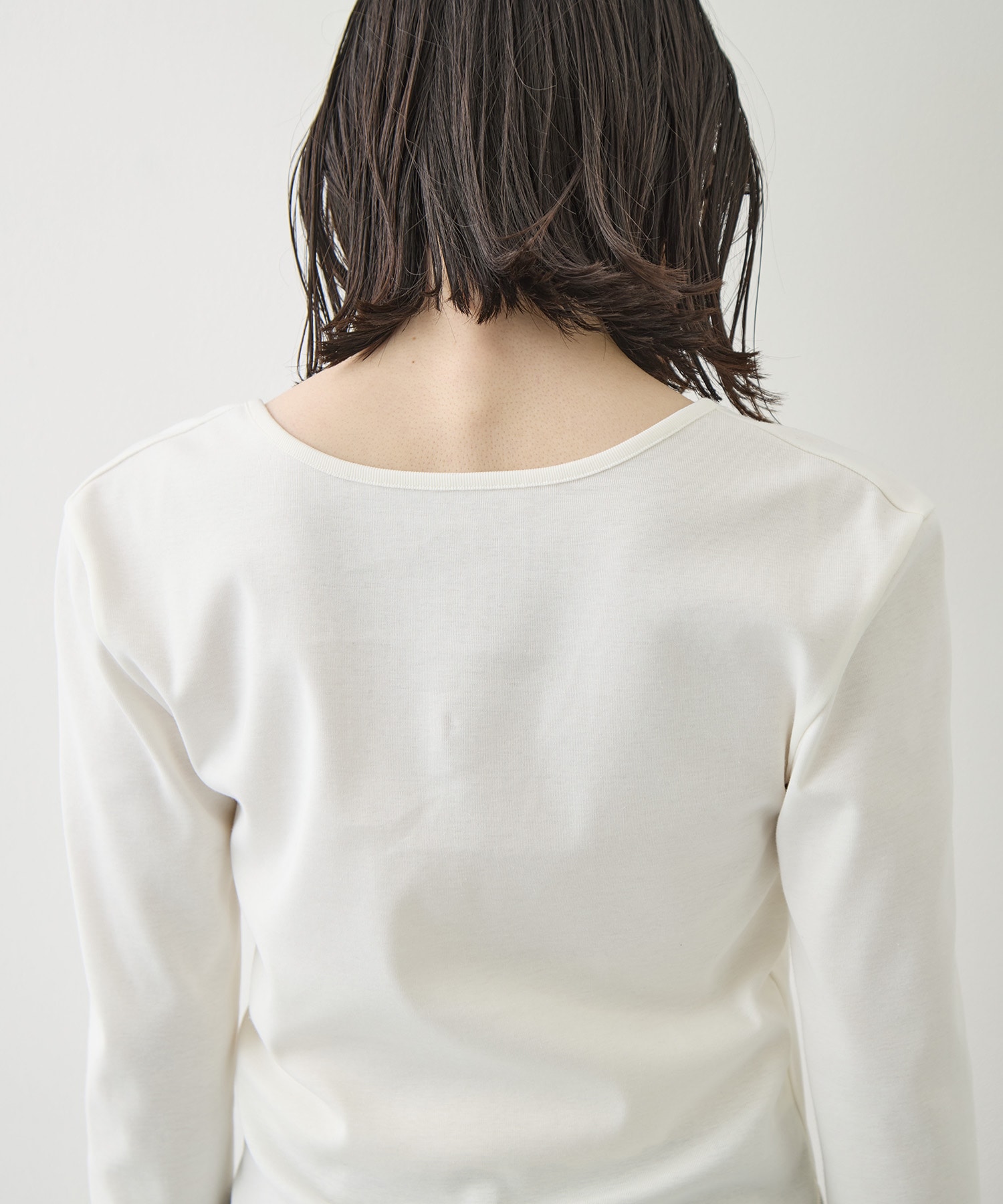 Sanfokin Cotton 2way L/S T-shirt WRAPINKNOT