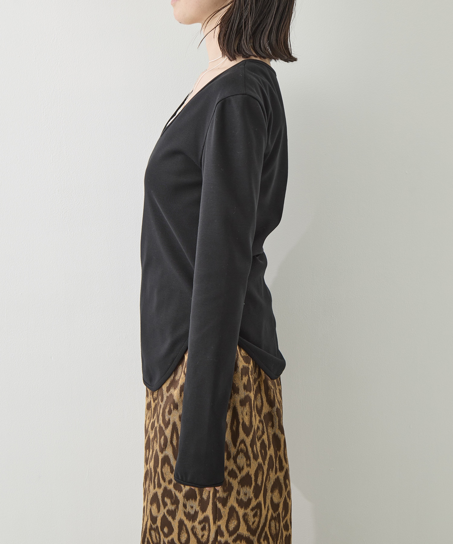 Sanfokin Cotton 2way L/S T-shirt WRAPINKNOT