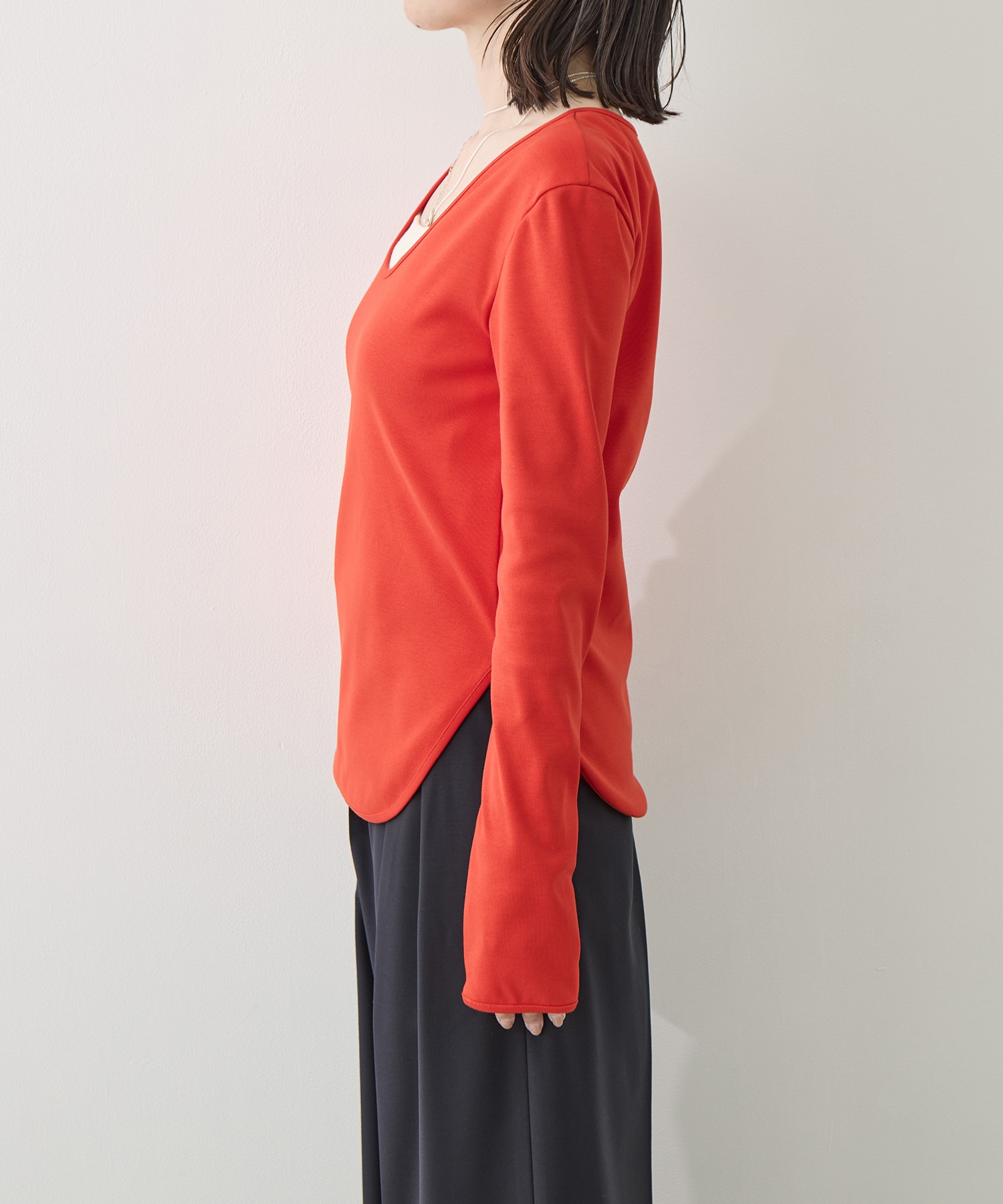 Sanfokin Cotton 2way L/S T-shirt WRAPINKNOT