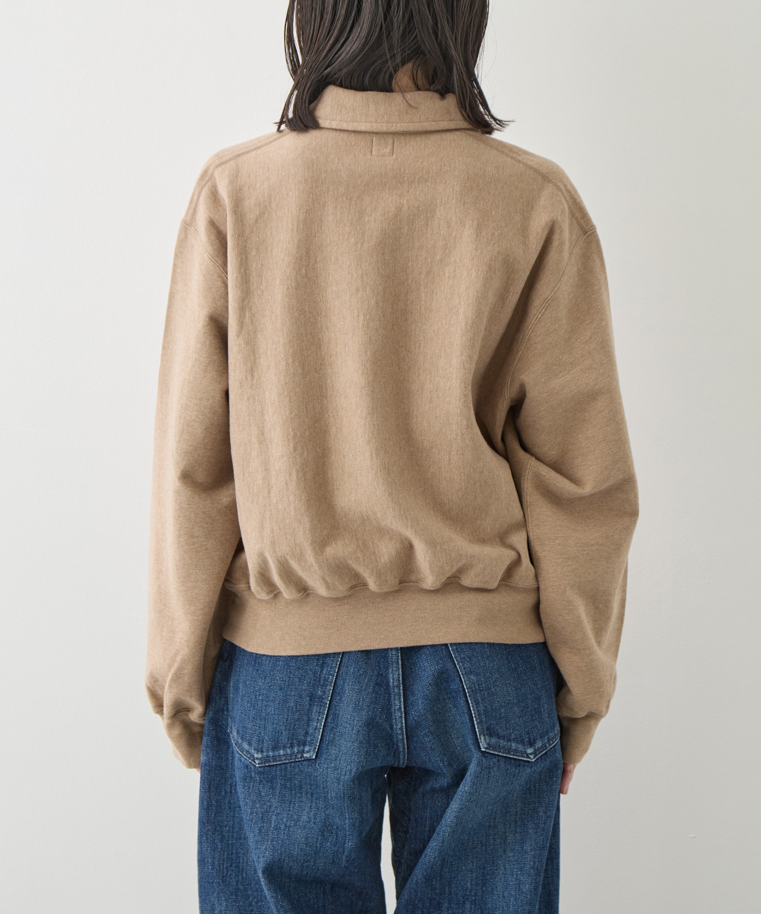 Thin-Sweat Harf-Zip P/O blurhmsROOTSTOCK