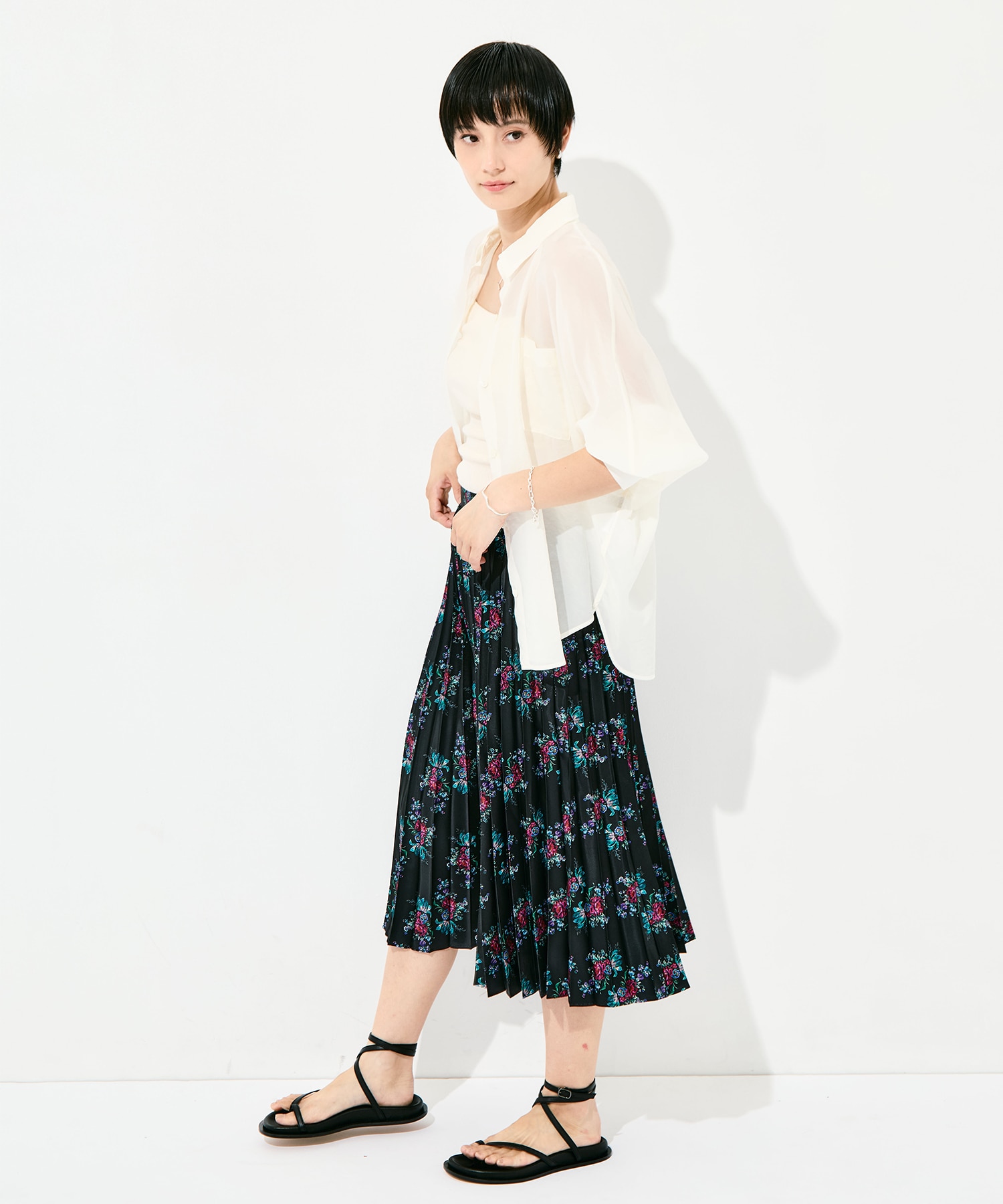 flower pleats SK FUMIE=TANAKA