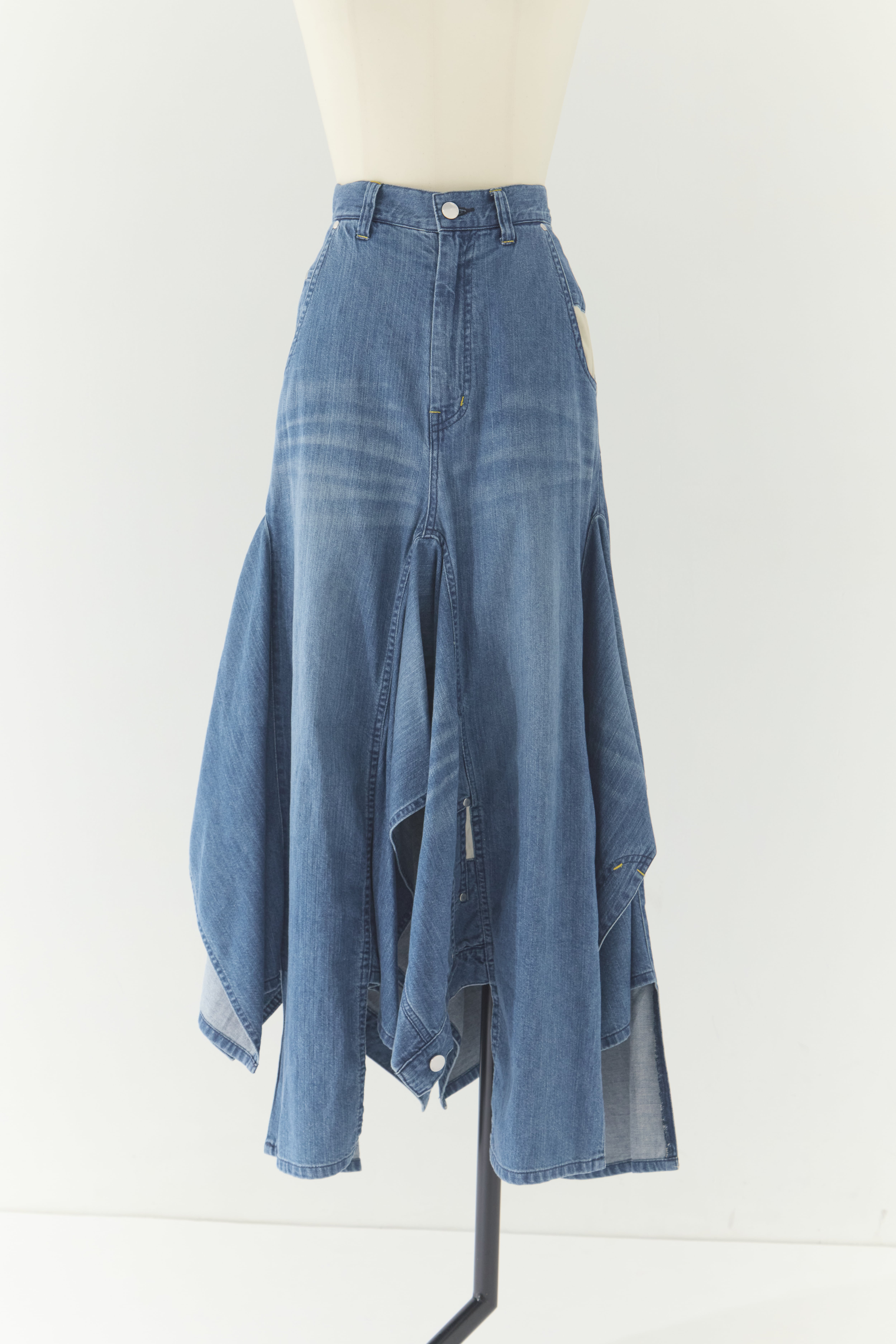 DOUBLE DENIM SKIRT BELPER