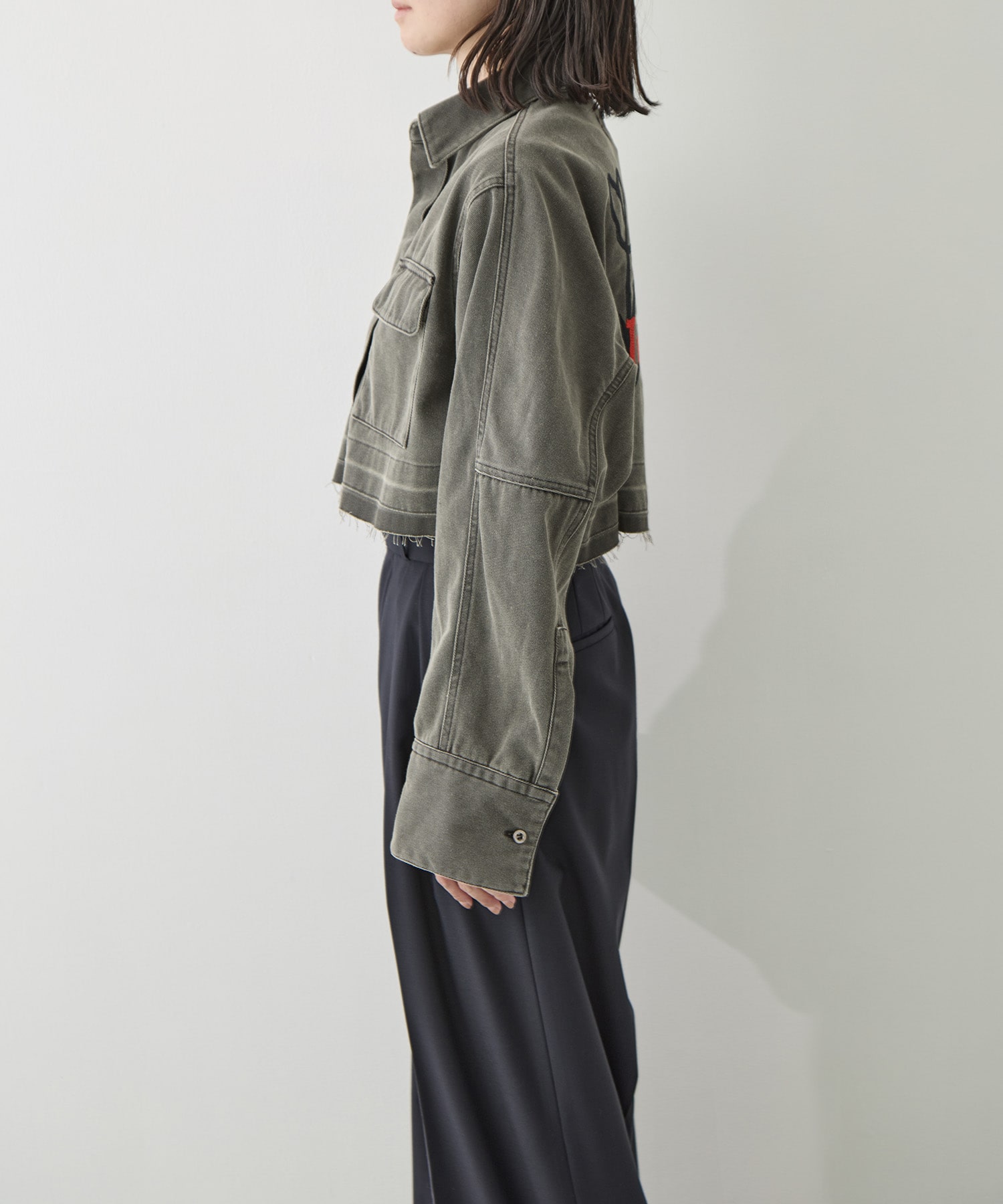 WASHED TULIP SHIRT JACKET BELPER