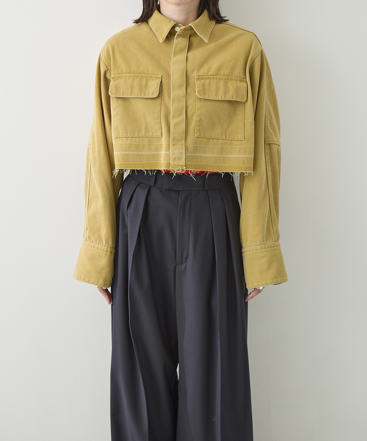 WASHED TULIP SHIRT JACKET BELPER