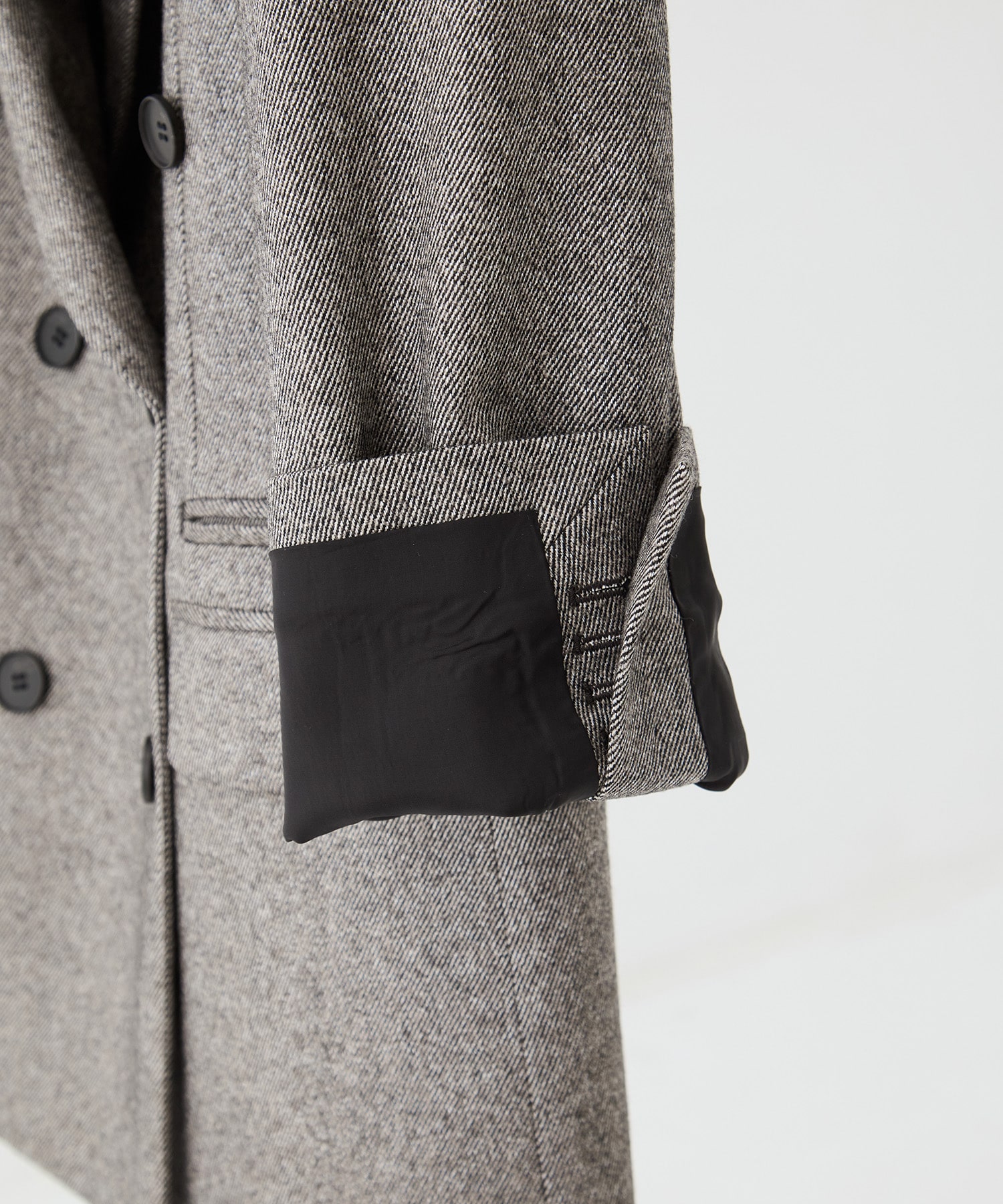 ミックスウールツイードダブルジャケット KEY TIMEZ