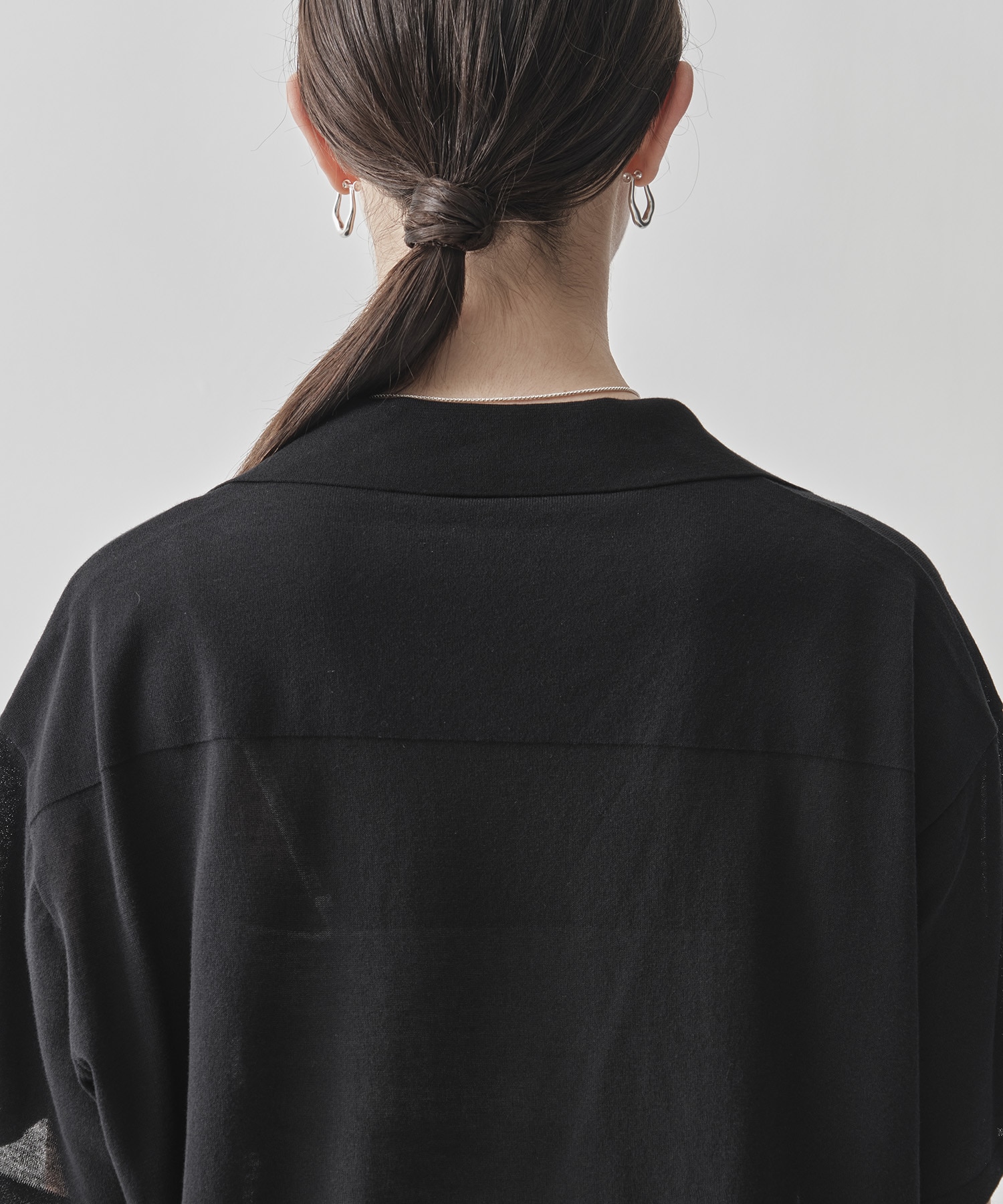 HIGH TWIST COTTON KNIT SHIRT ATON