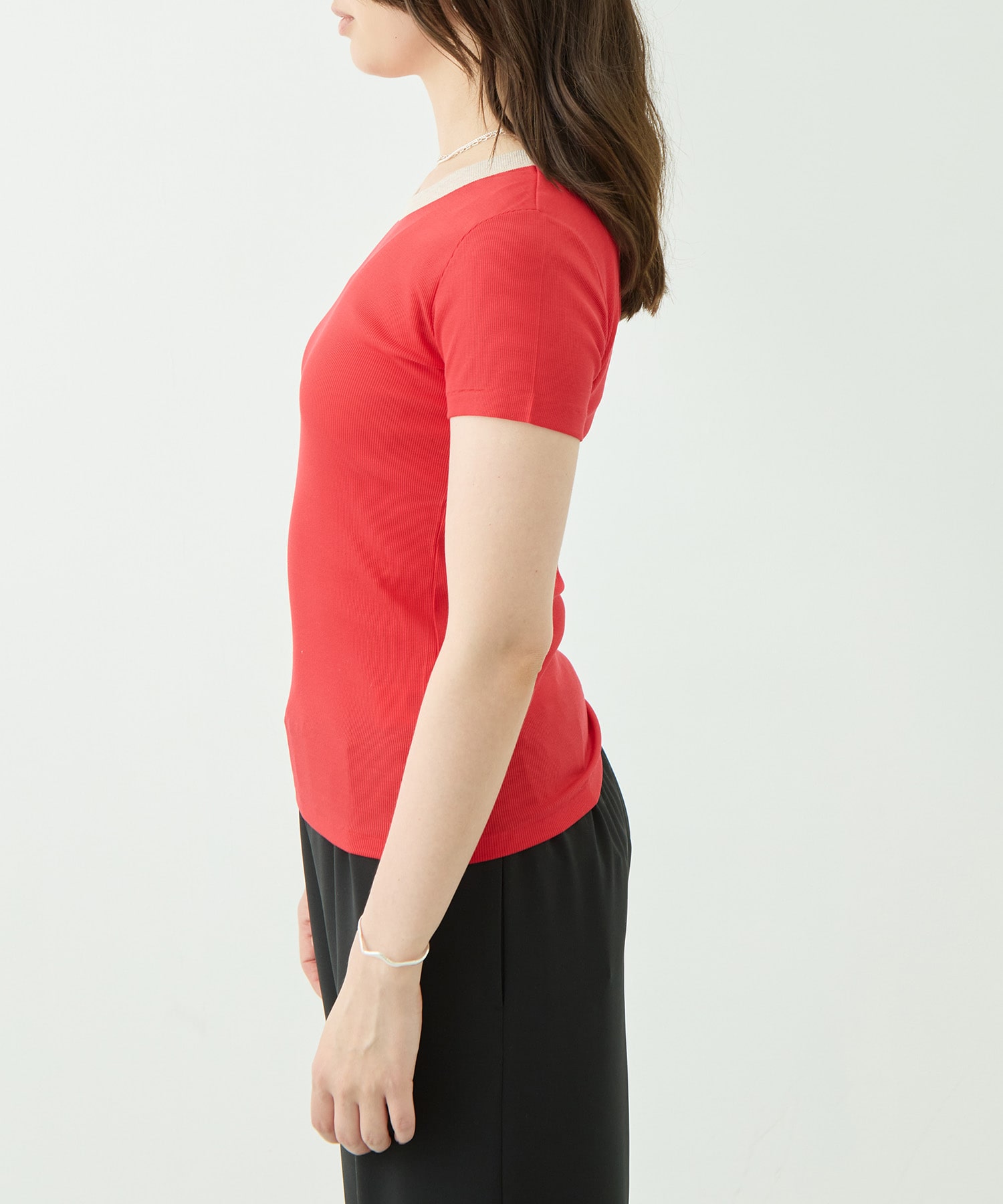 Contrast Trim Short Sleeve T GOOD PEOPLE GOOD STITCHING GOOD PRODUCT