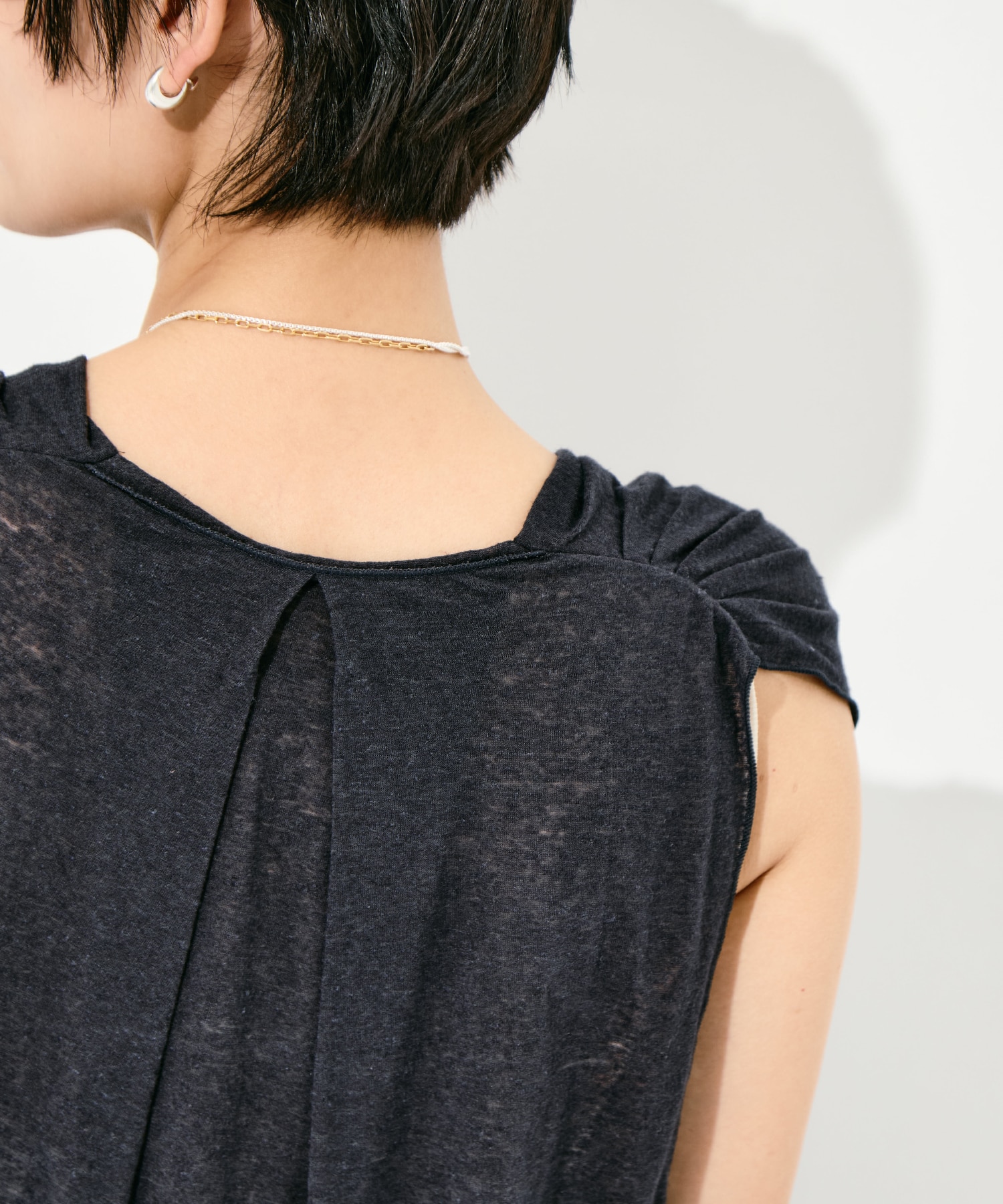 Draped No Sleeve Pull Over GOOD PEOPLE GOOD STITCHING GOOD PRODUCT