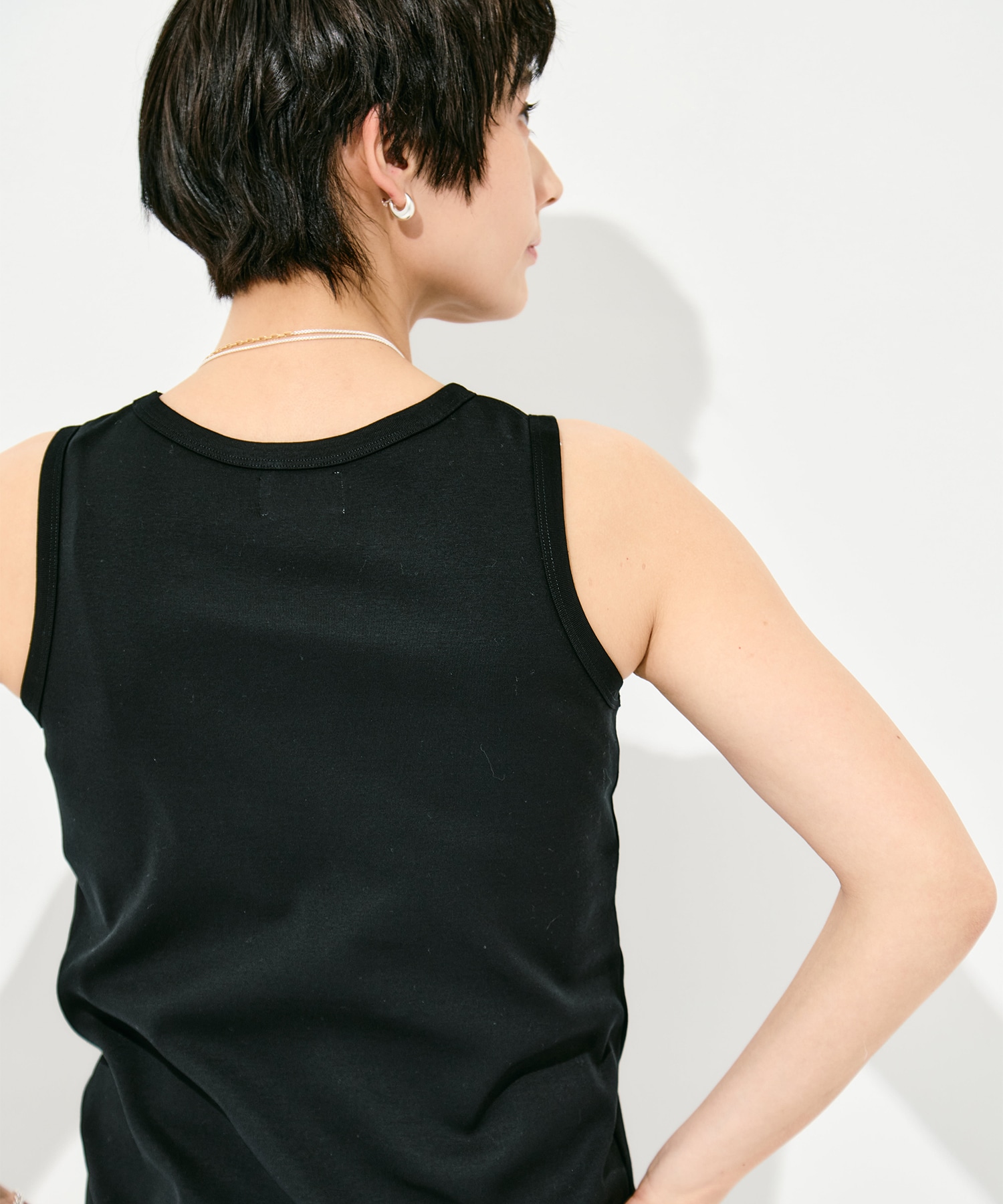 Sanfokin Cotton Slit Tanc-top WRAPINKNOT