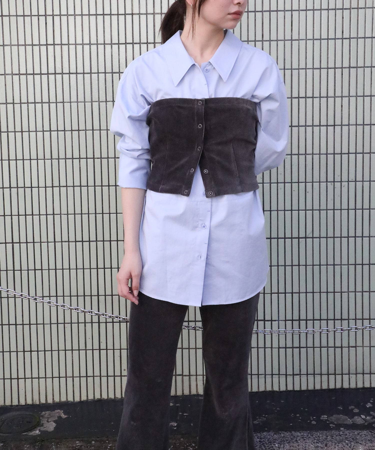 別注Stretch Corduroy Bustier PHEENY
